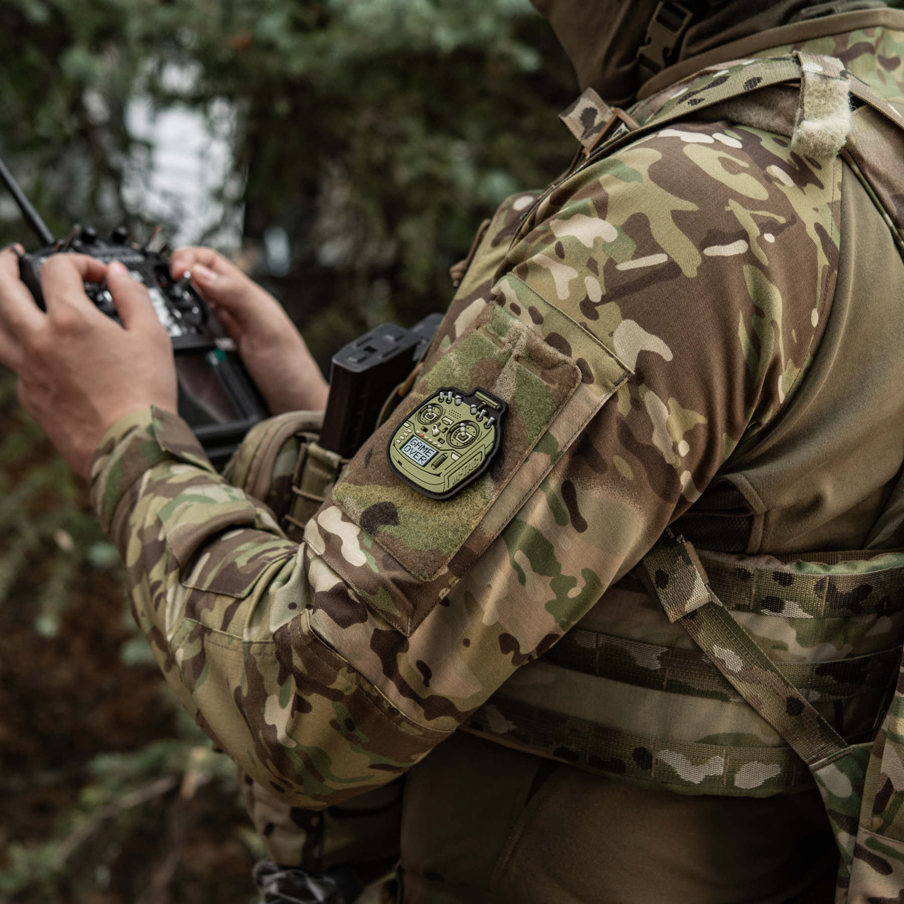 M-Tac нашивка пульт FPV олива (PVC) M-Tac нашивка пульт FPV олива (PVC) - Зображення 12