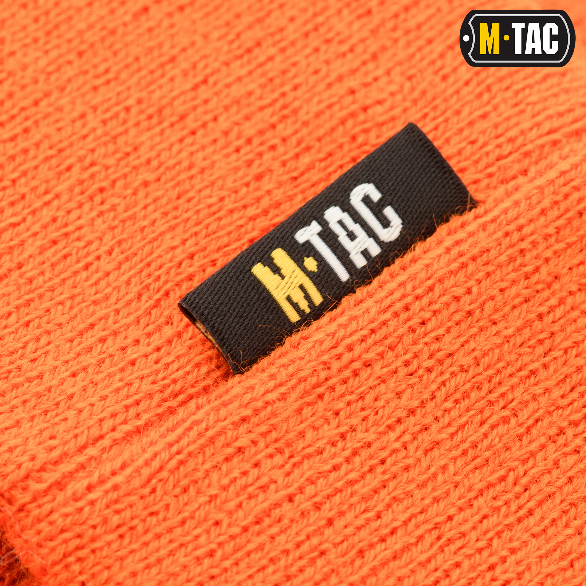 M-Tac шапка тонка вязка 100% акрил Orange M-Tac шапка тонка вязка 100% акрил Orange — изображение 6