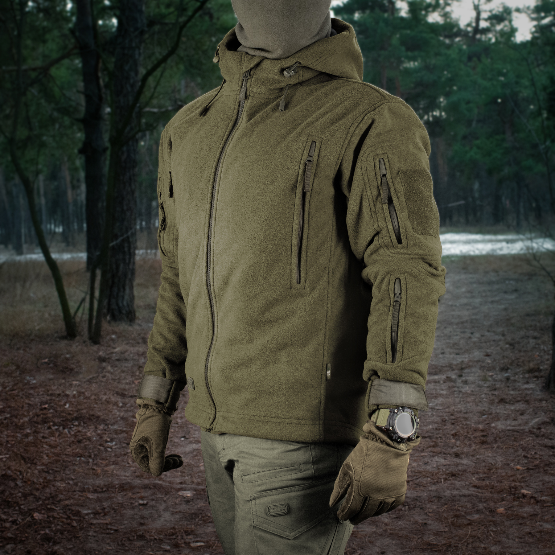M-Tac куртка флісова Windblock Division Gen.II Army Olive M-Tac куртка флісова Windblock Division Gen.II Army Olive - Зображення 13