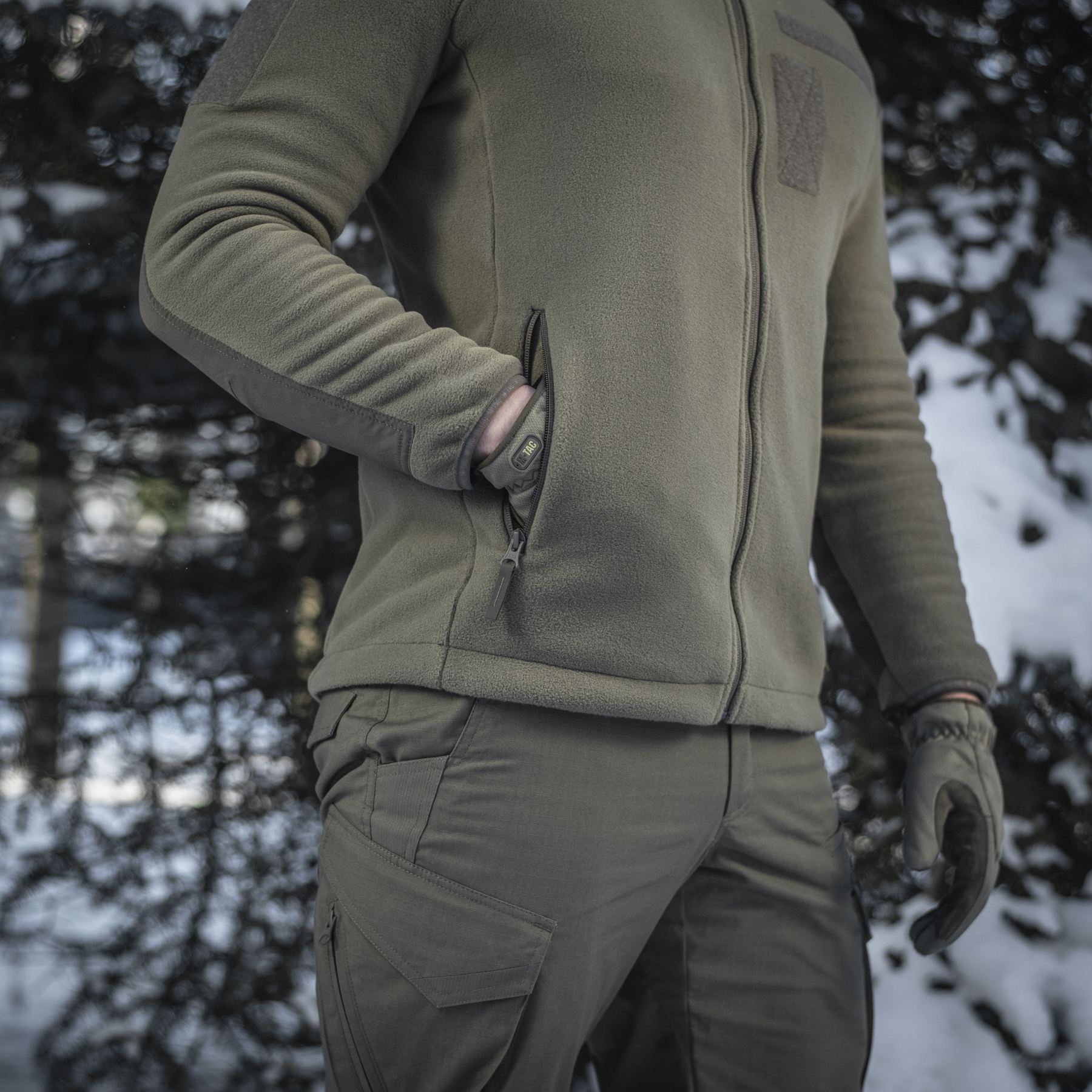 M-Tac куртка Combat Fleece Jacket Dark Olive M-Tac куртка Combat Fleece Jacket Dark Olive — изображение 8