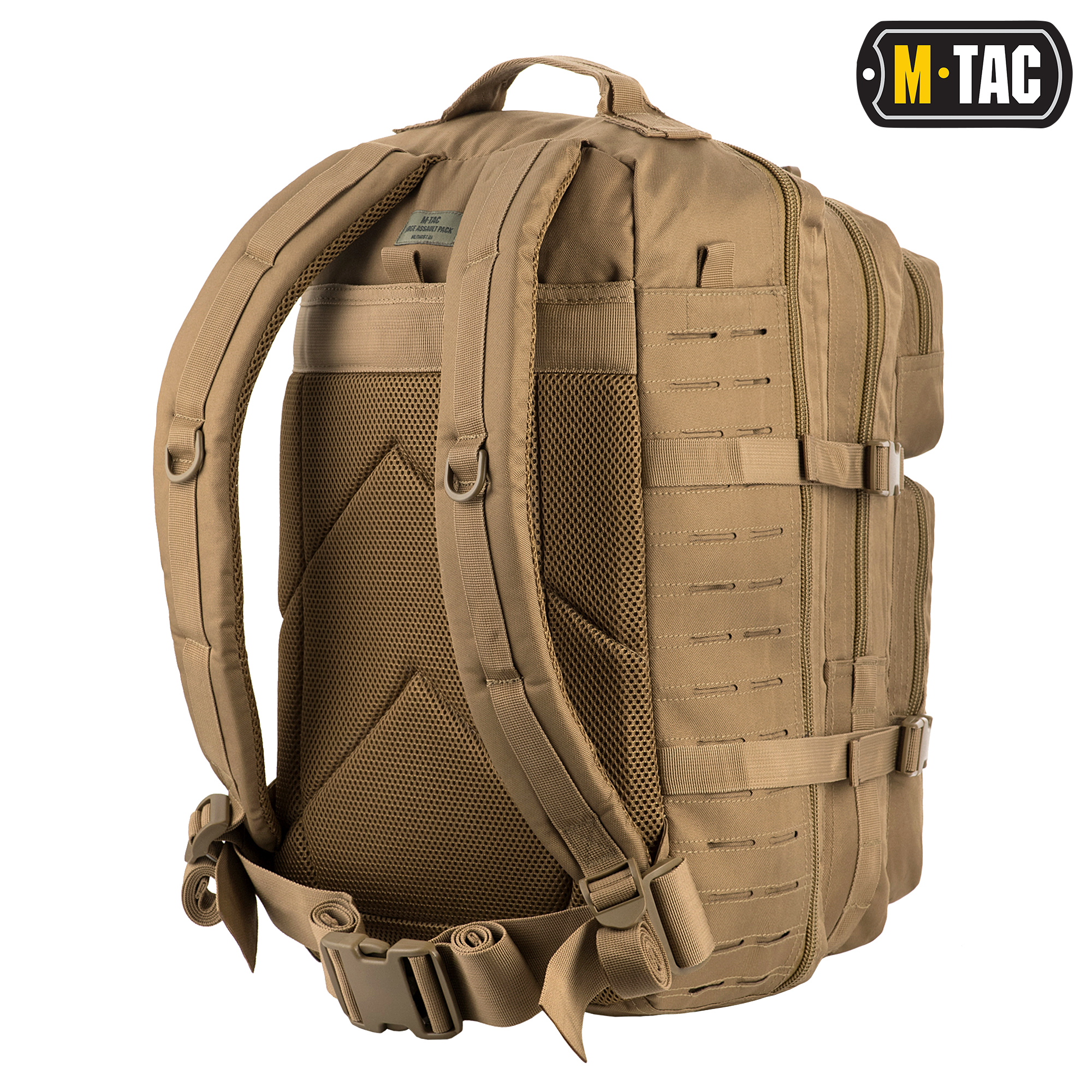 M-Tac рюкзак Large Assault Pack Laser Cut Tan M-Tac рюкзак Large Assault Pack Laser Cut Tan - Зображення 2