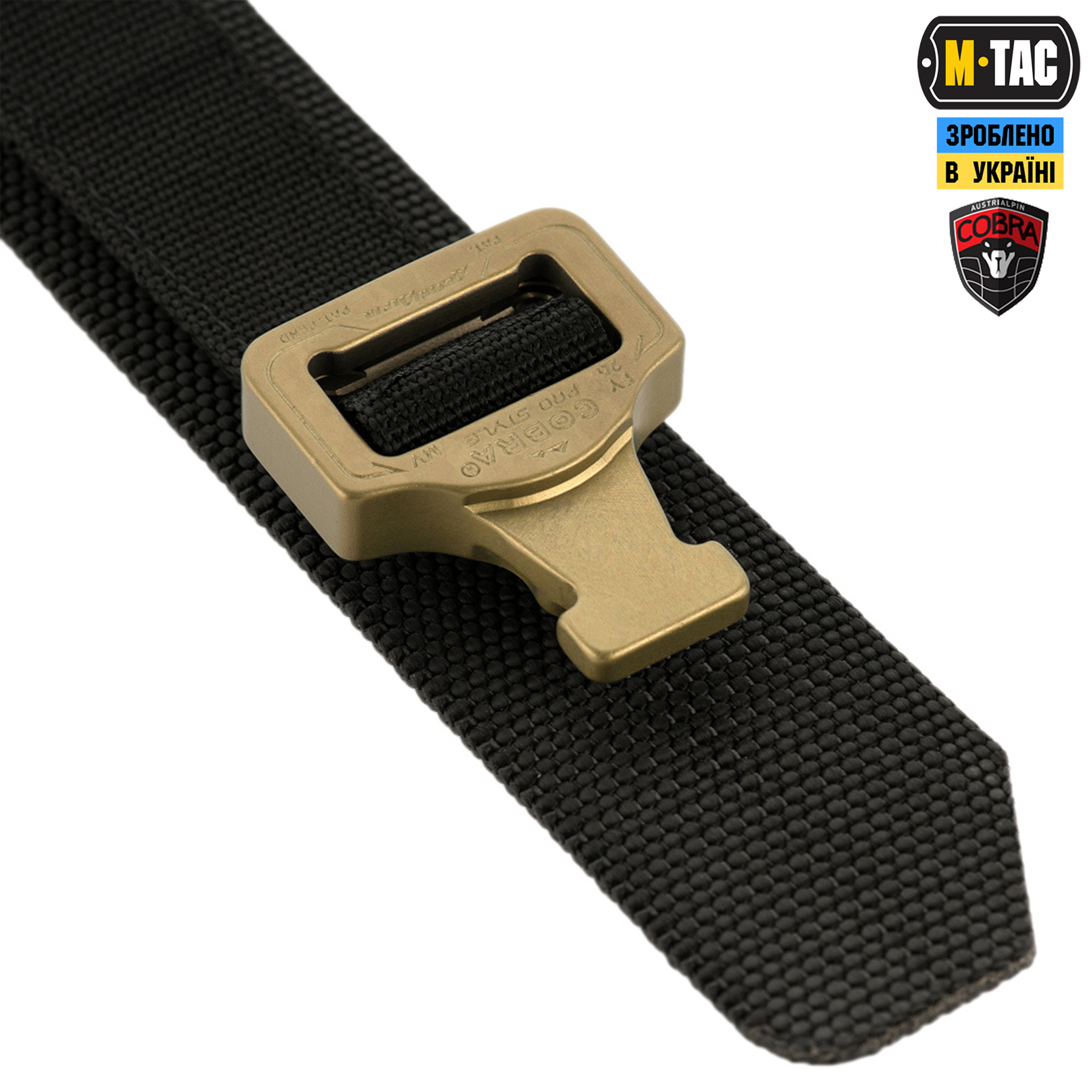 M-Tac ремінь Cobra Buckle Tactical Belt Black M-Tac ремінь Cobra Buckle Tactical Belt Black — изображение 4