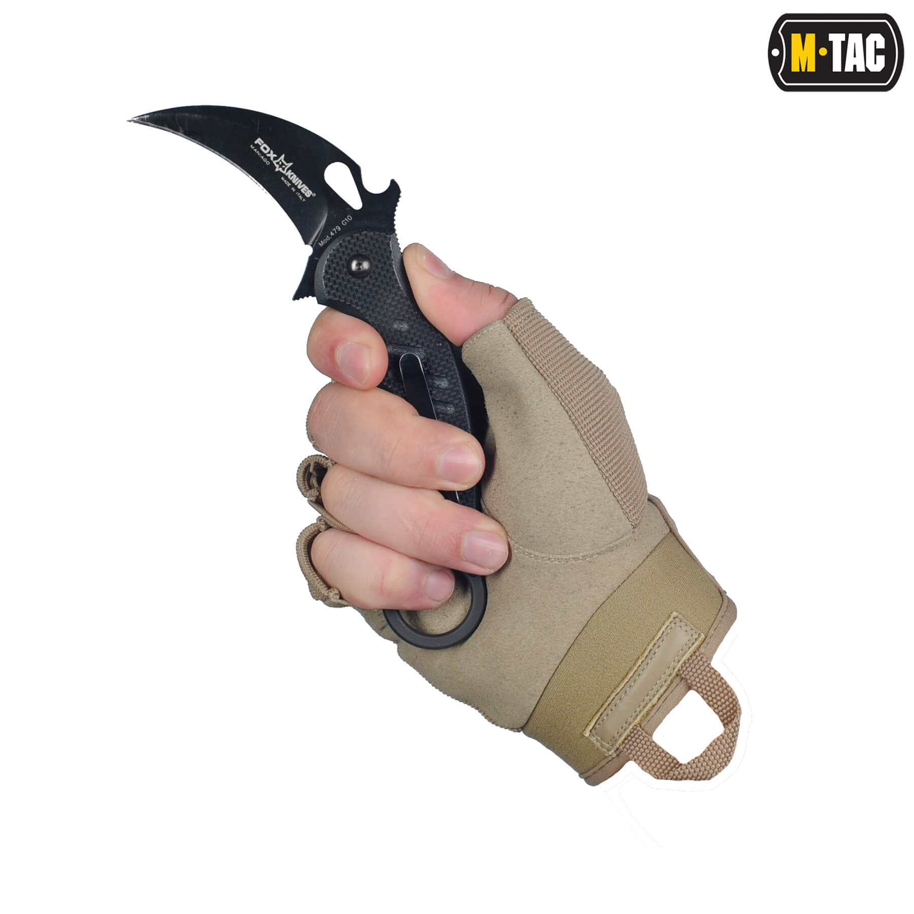 M-Tac рукавички безпалі Assault Tactical Mk.3 Khaki M-Tac рукавички безпалі Assault Tactical Mk.3 Khaki - Зображення 3