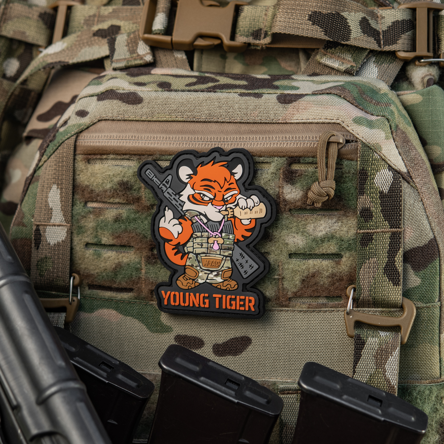 M-Tac нашивка Young Tiger PVC M-Tac нашивка Young Tiger PVC - Зображення 3