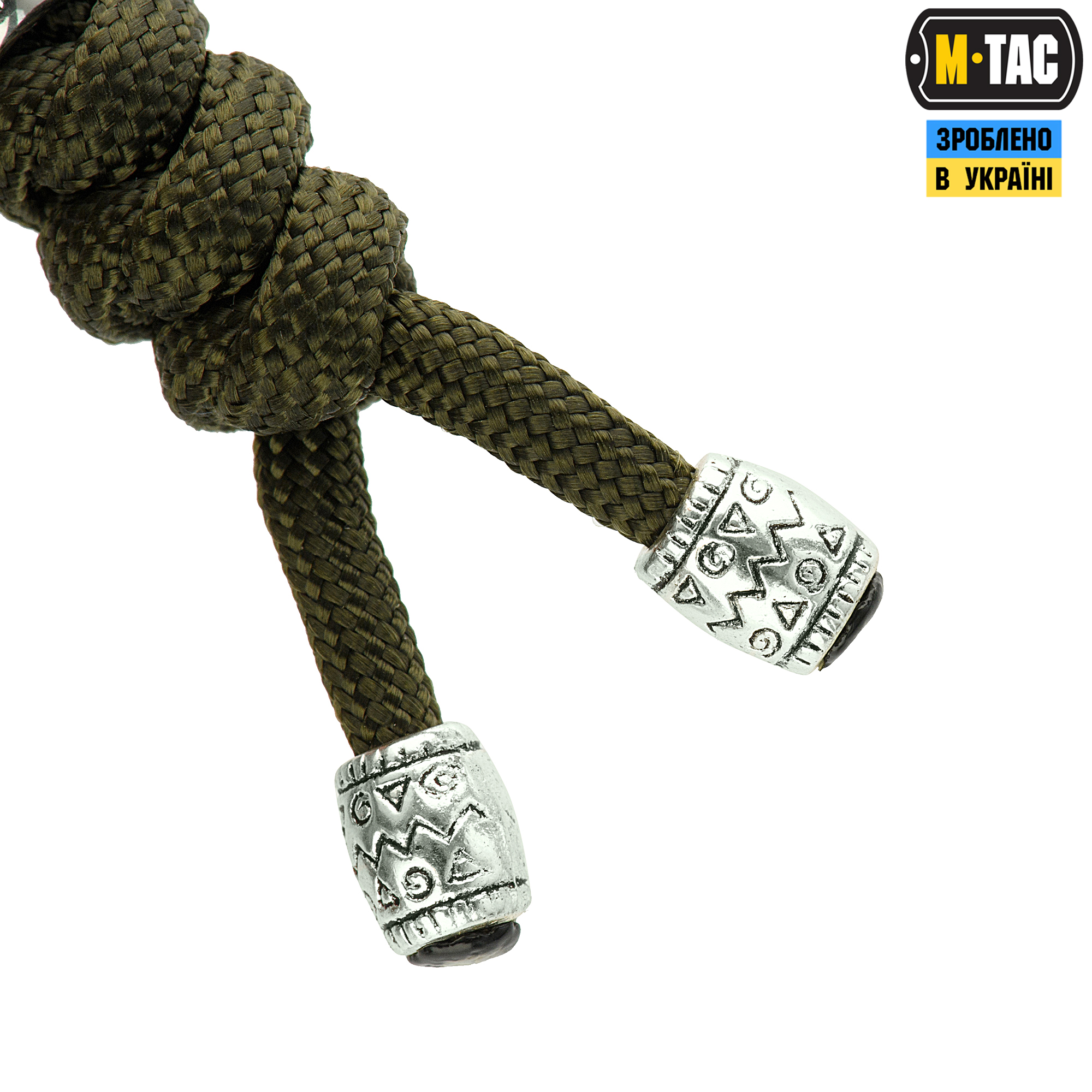 M-Tac темляк Zeus Stainless Steel Olive M-Tac темляк Zeus Stainless Steel Olive — изображение 3