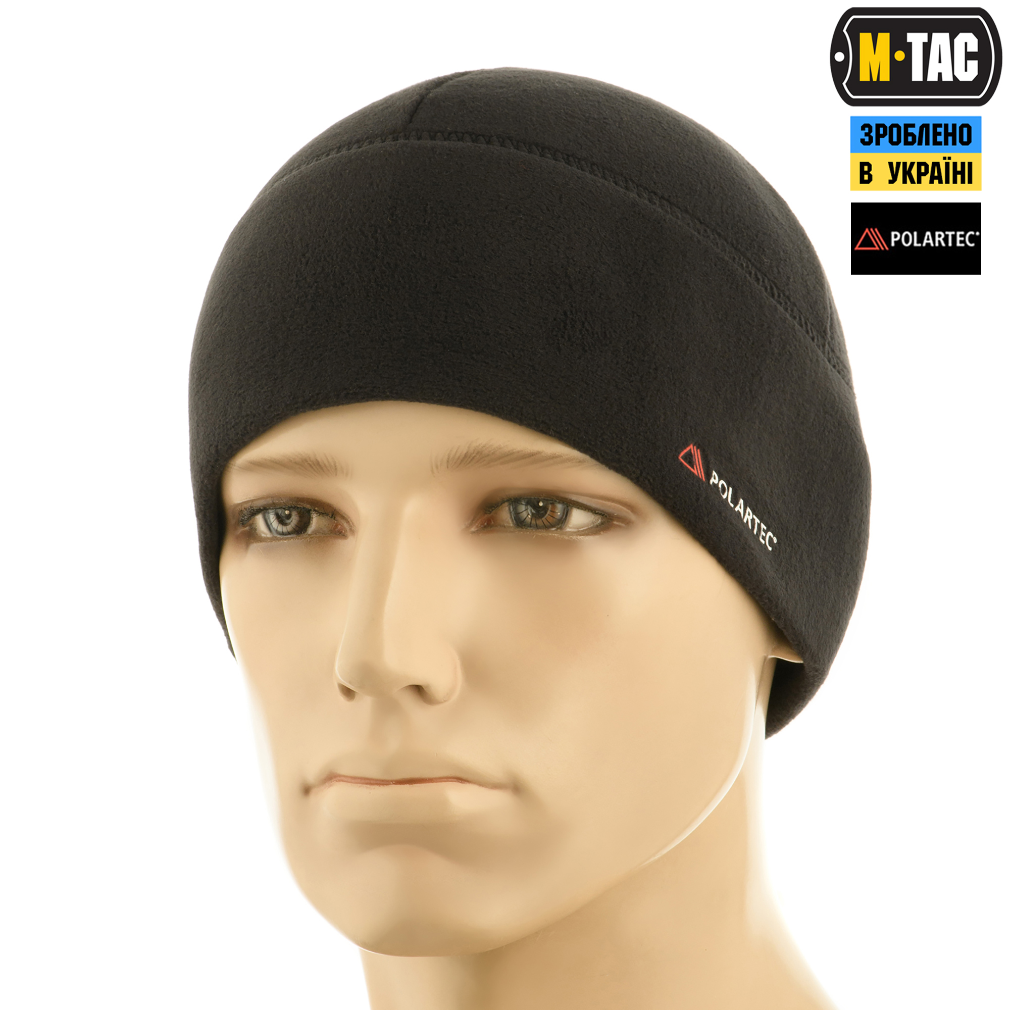 M-Tac шапка Watch Cap фліс Light Polar Black M-Tac шапка Watch Cap фліс Light Polar Black