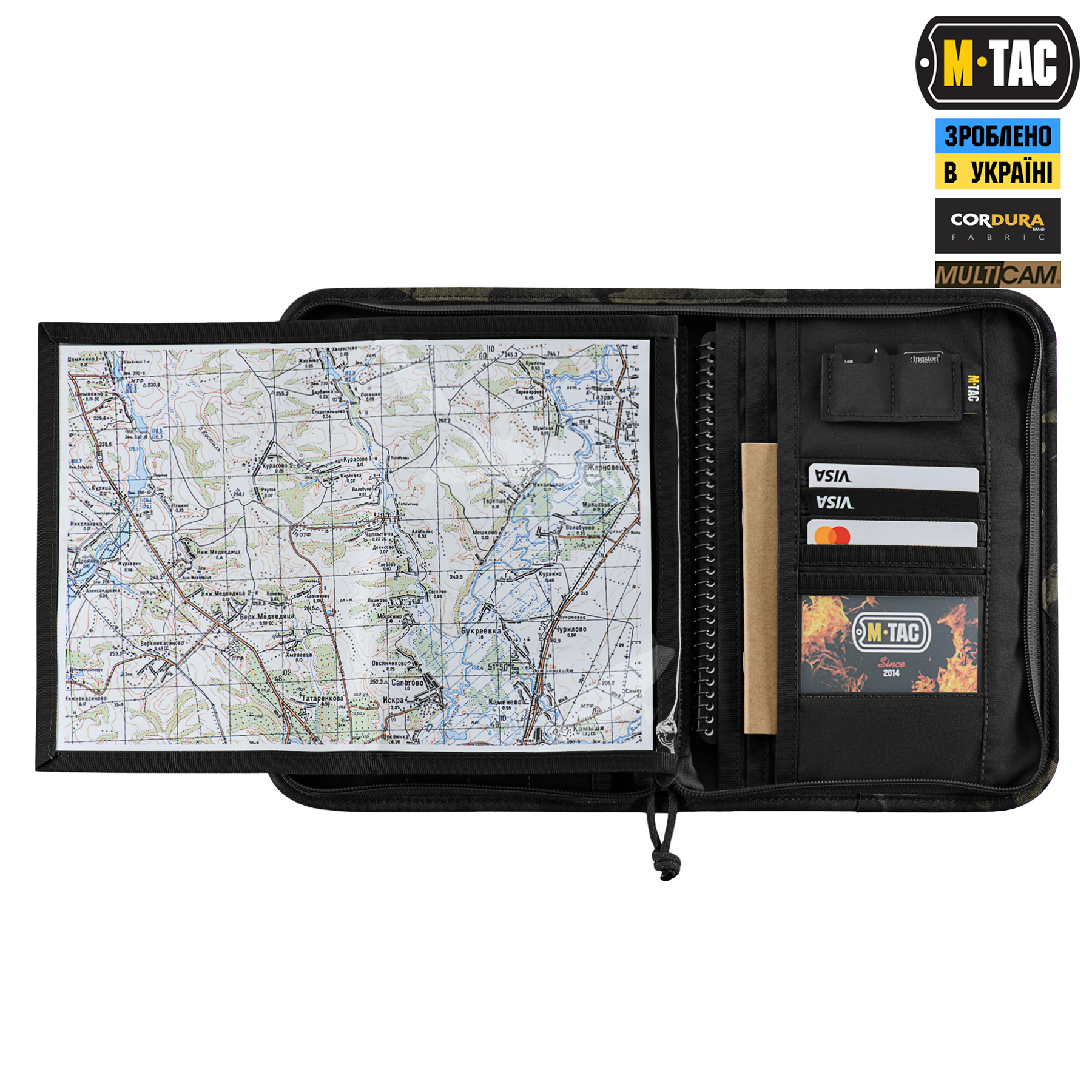 M-Tac планшет-органайзер А5 Elite Multicam Black M-Tac планшет-органайзер А5 Elite Multicam Black — изображение 9