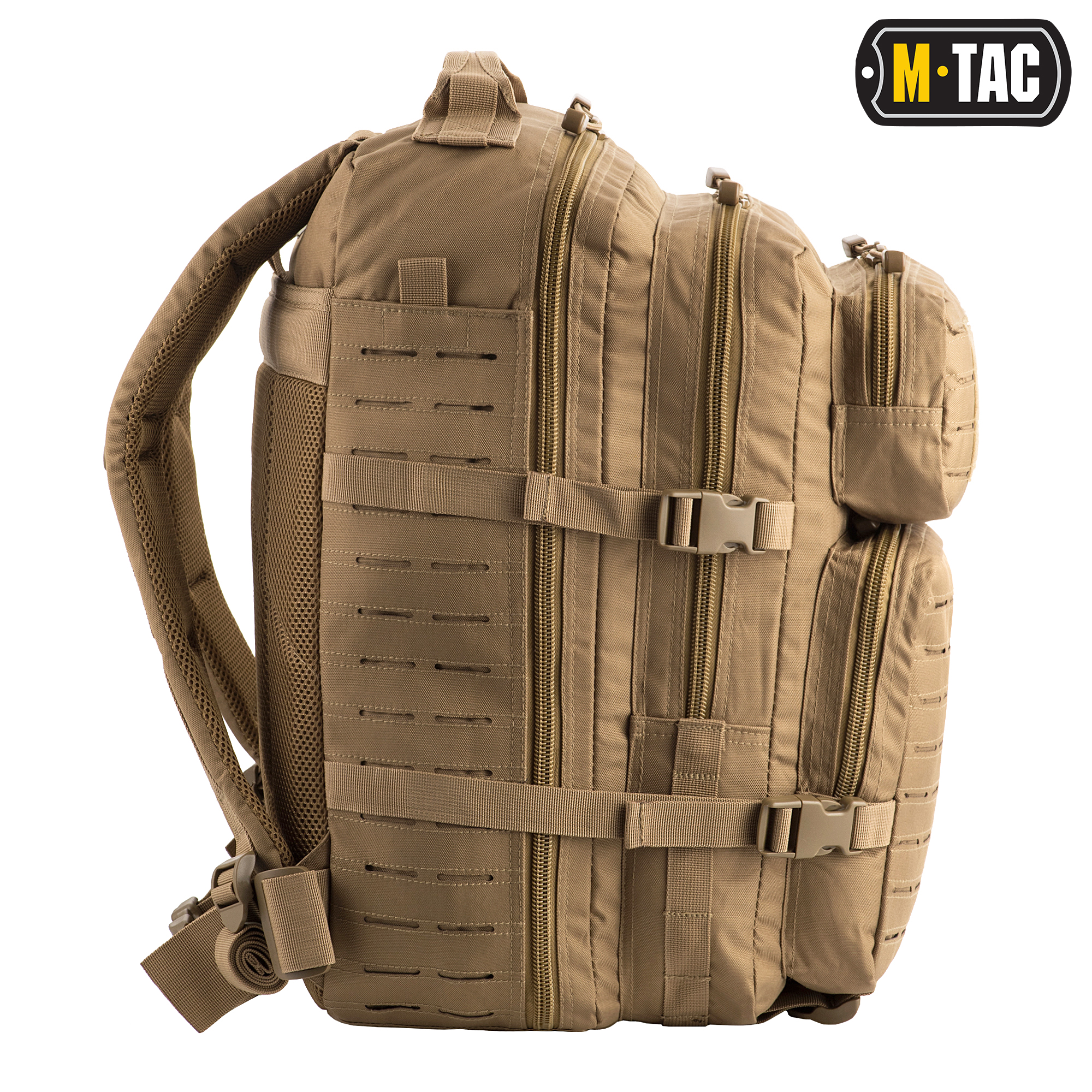 M-Tac рюкзак Large Assault Pack Laser Cut Tan M-Tac рюкзак Large Assault Pack Laser Cut Tan - Зображення 3