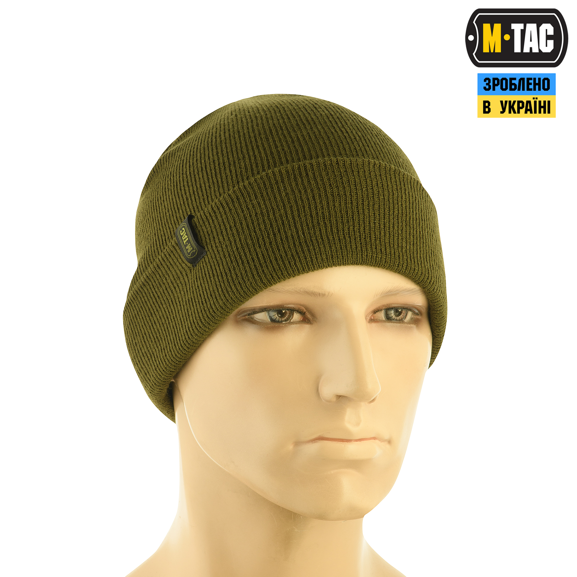 M-Tac шапка тонка вязка 100% акрил Olive M-Tac шапка тонка вязка 100% акрил Olive - Зображення 4