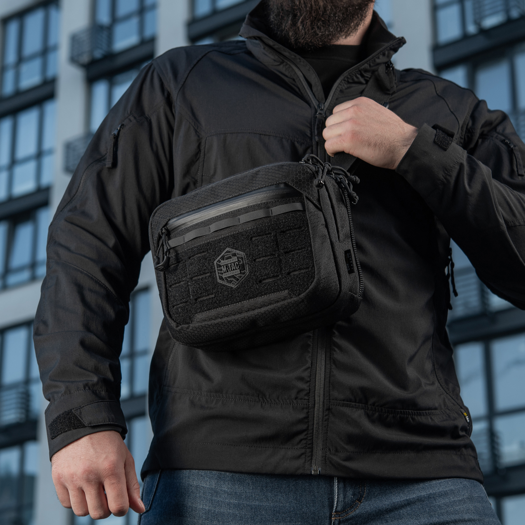 M-Tac сумка EDC Bag Elite HEX Black M-Tac сумка EDC Bag Elite HEX Black — изображение 14