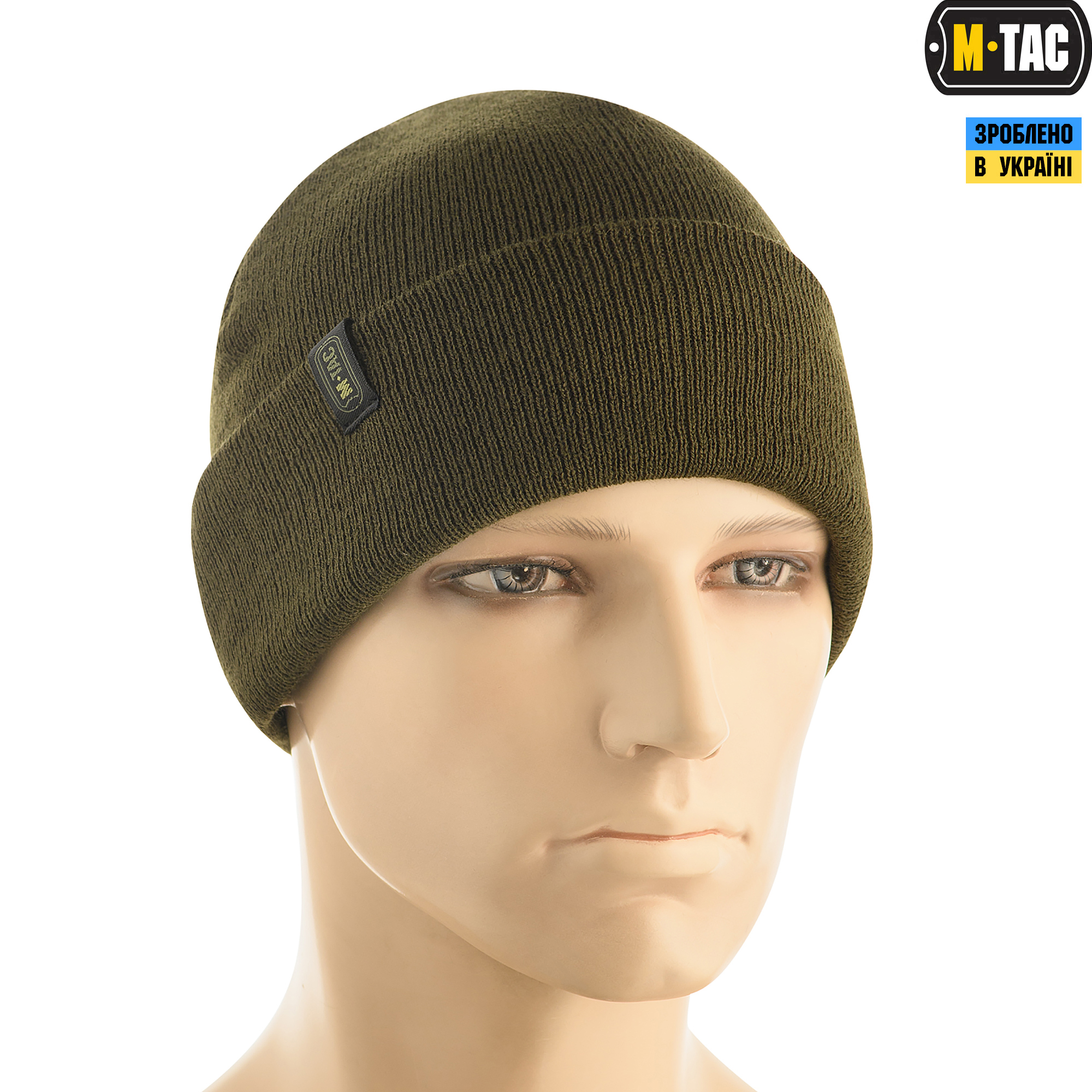 M-Tac шапка тонка вязка 100% акрил Dark Olive M-Tac шапка тонка вязка 100% акрил Dark Olive — изображение 3