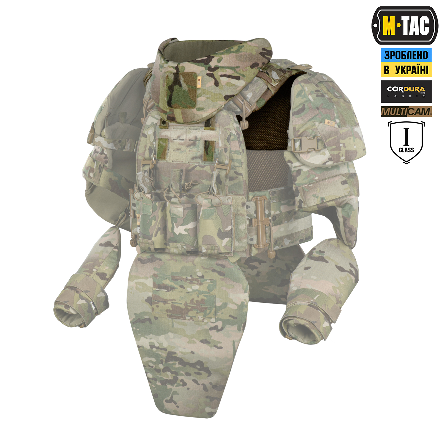 M-Tac Горжет з балістичними пакетами 1 клас захисту Elite Gen.II Multicam M-Tac Горжет з балістичними пакетами 1 клас захисту Elite Gen.II Multicam — изображение 16