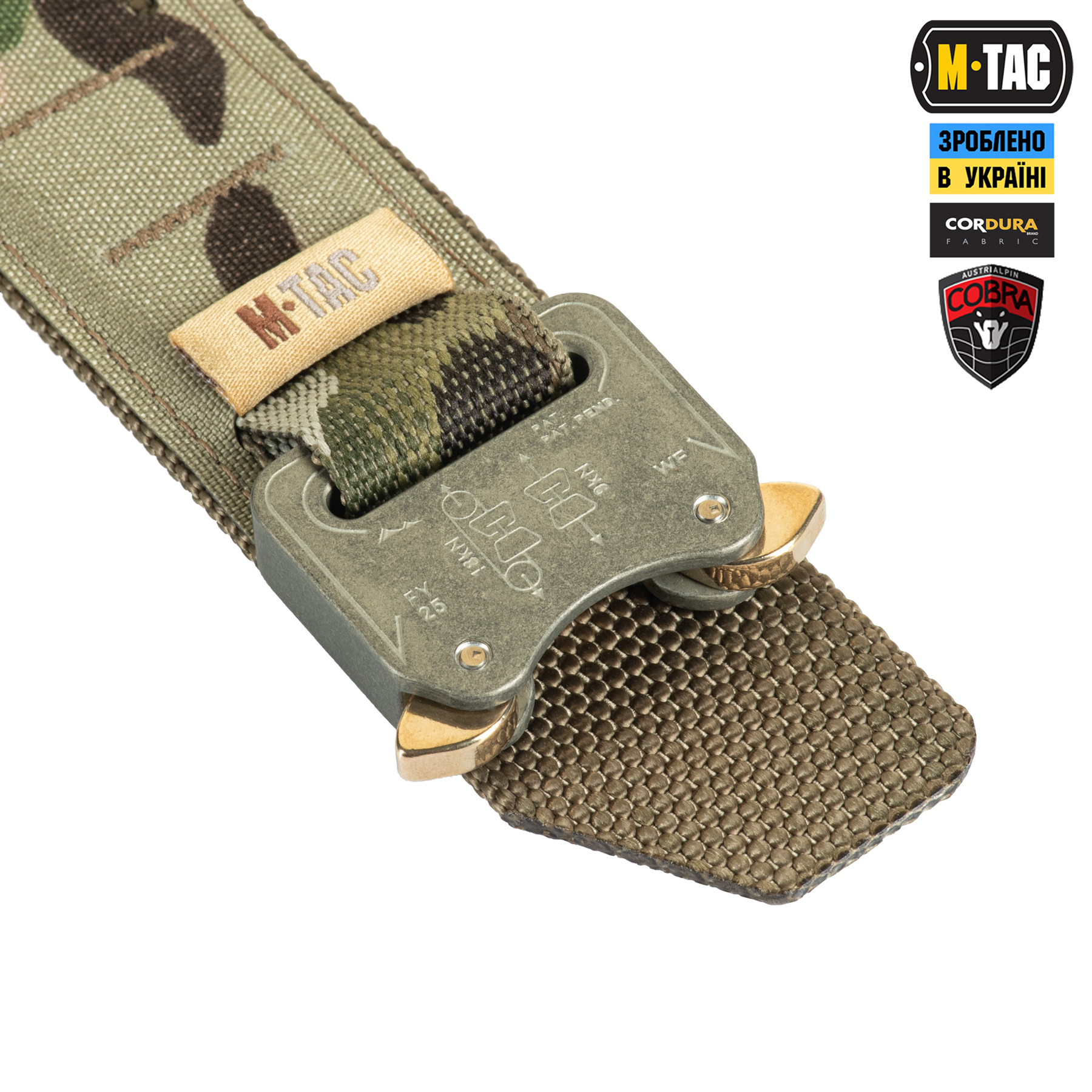 M-Tac ремінь Cobra Buckle Tactical Belt Laser Cut Multicam M-Tac ремінь Cobra Buckle Tactical Belt Laser Cut Multicam — изображение 5