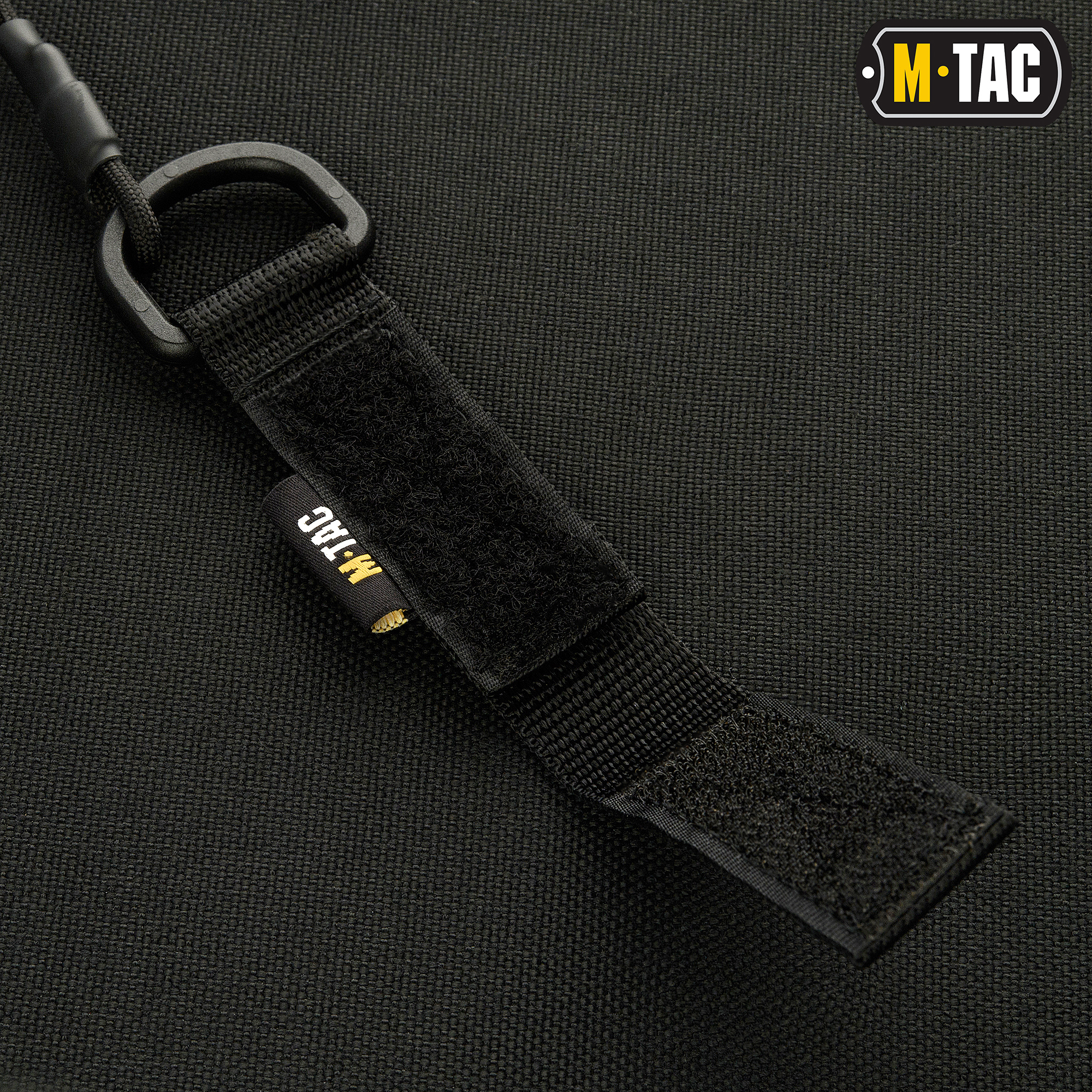 M-Tac шнур страхувальний Lite під карабін з D-кільцем чорний M-Tac шнур страхувальний Lite під карабін з D-кільцем чорний - Зображення 3