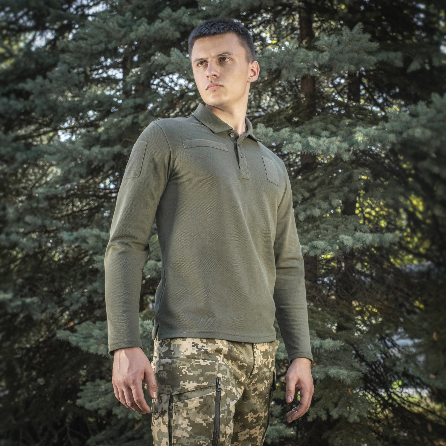 M-Tac поло тактичне довгий рукав 65/35 Army Olive M-Tac поло тактичне довгий рукав 65/35 Army Olive - Зображення 5