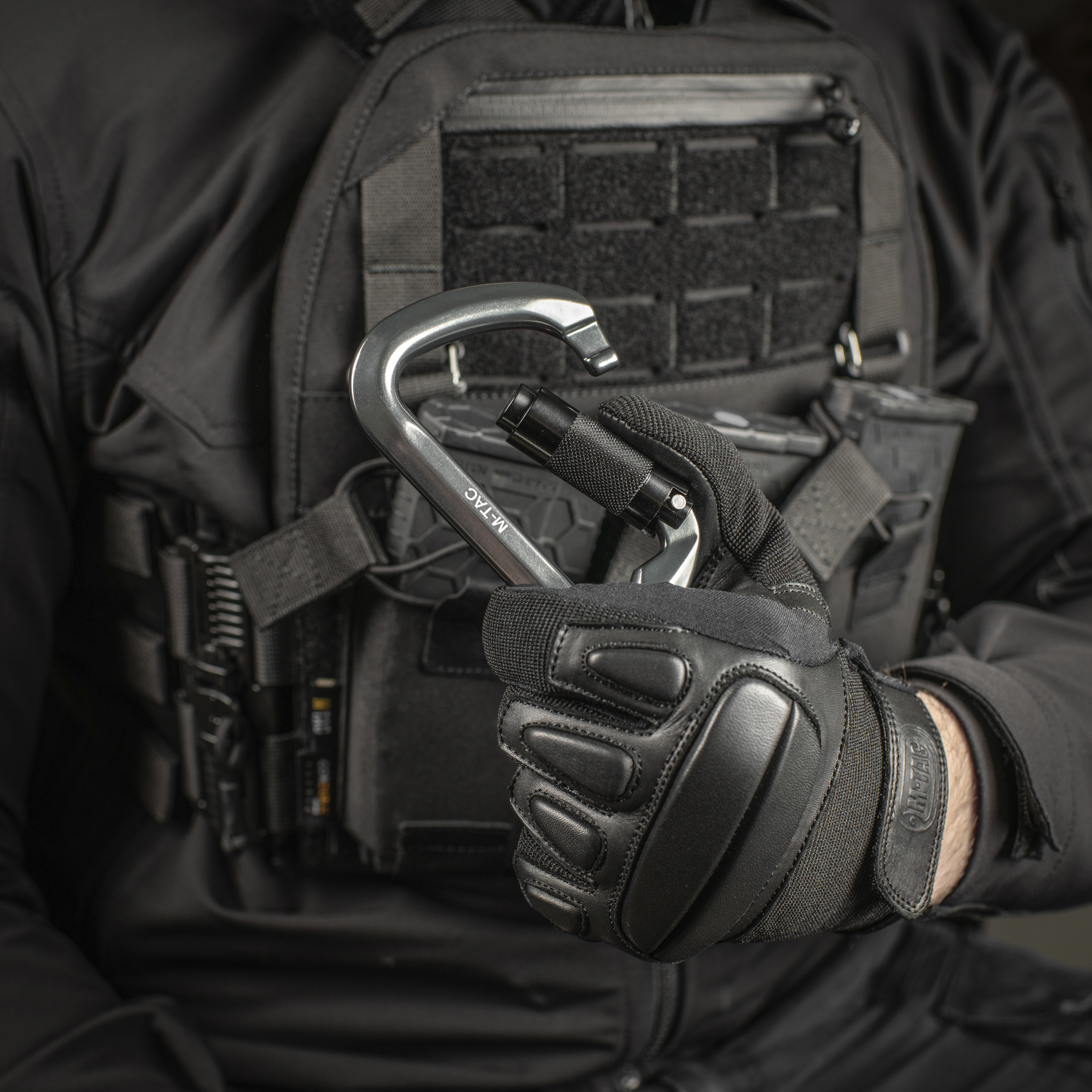 M-Tac карабін 10 см с байонетною муфтою Keylock сірий M-Tac карабін 10 см с байонетною муфтою Keylock сірий - Зображення 7