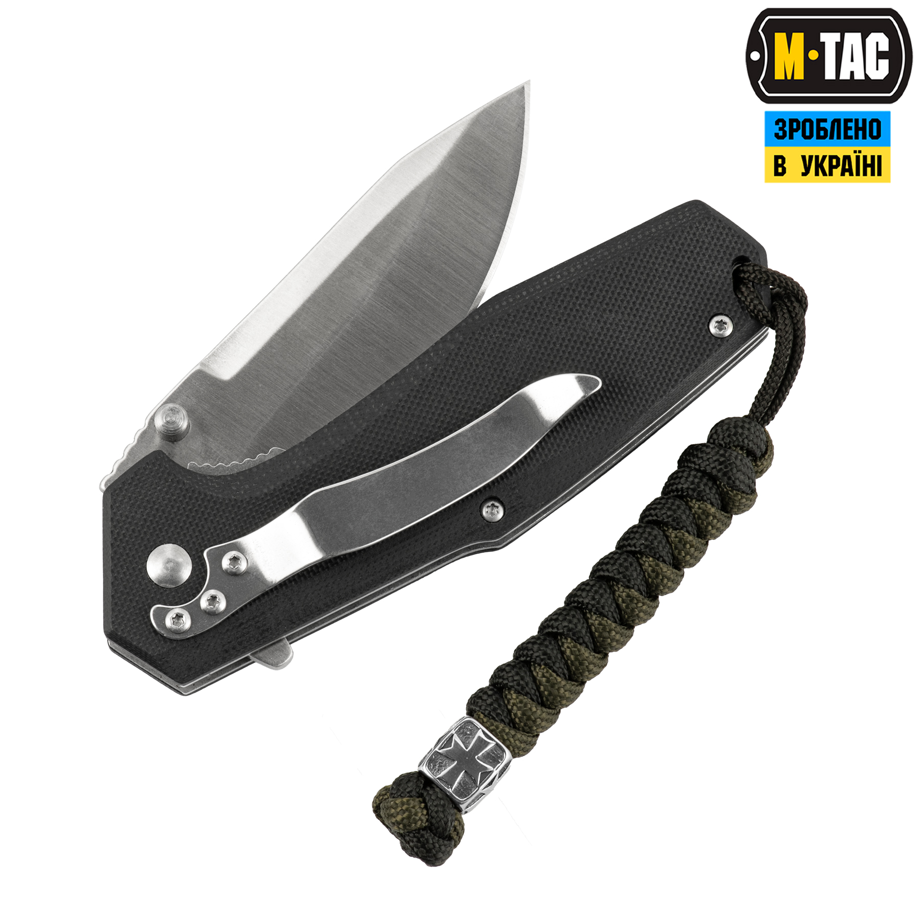 M-Tac темляк Viper Козацький Хрест Steel Black&Olive M-Tac темляк Viper Козацький Хрест Steel Black&Olive — изображение 2