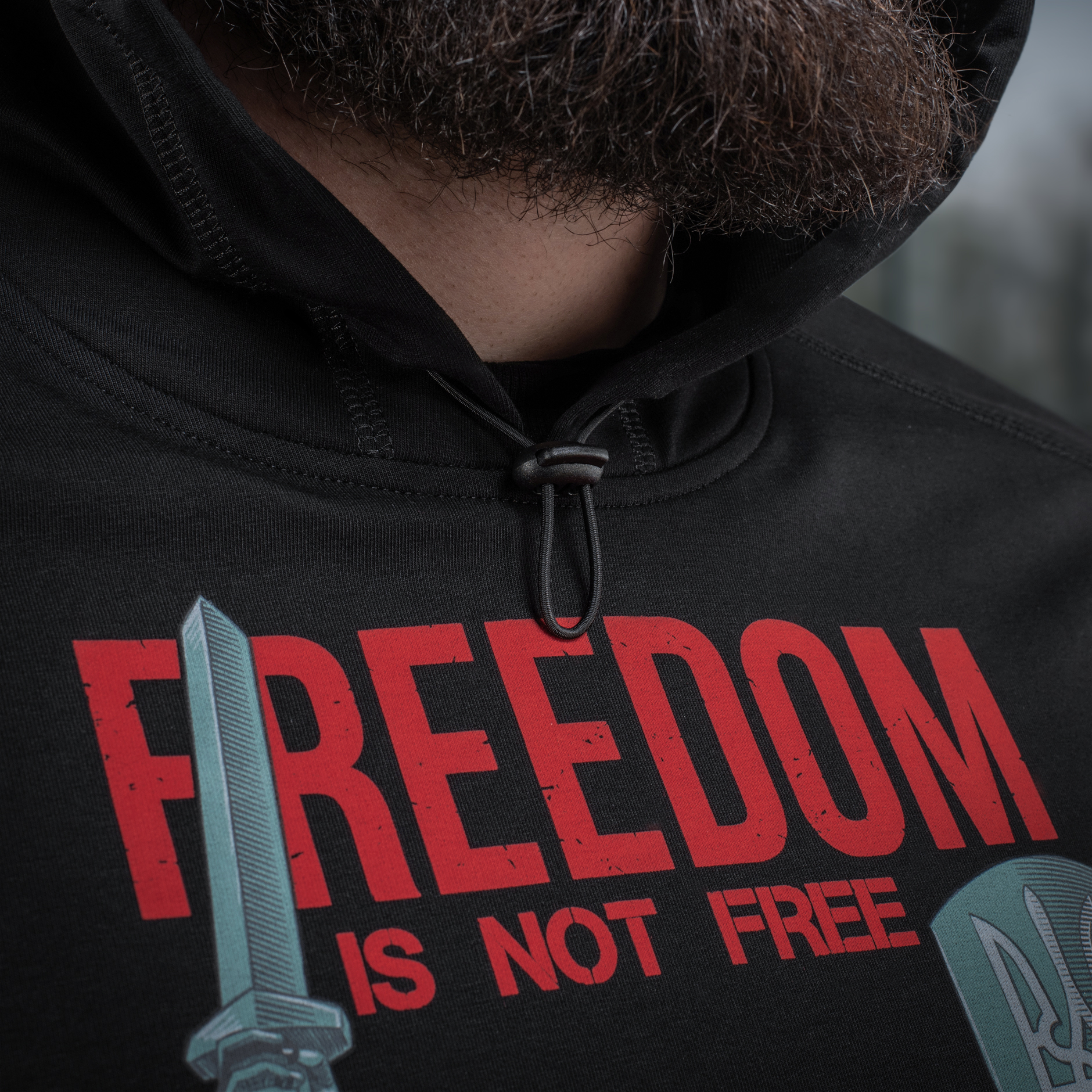 M-Tac кофта Hoodie Freedom Black M-Tac кофта Hoodie Freedom Black - Зображення 24