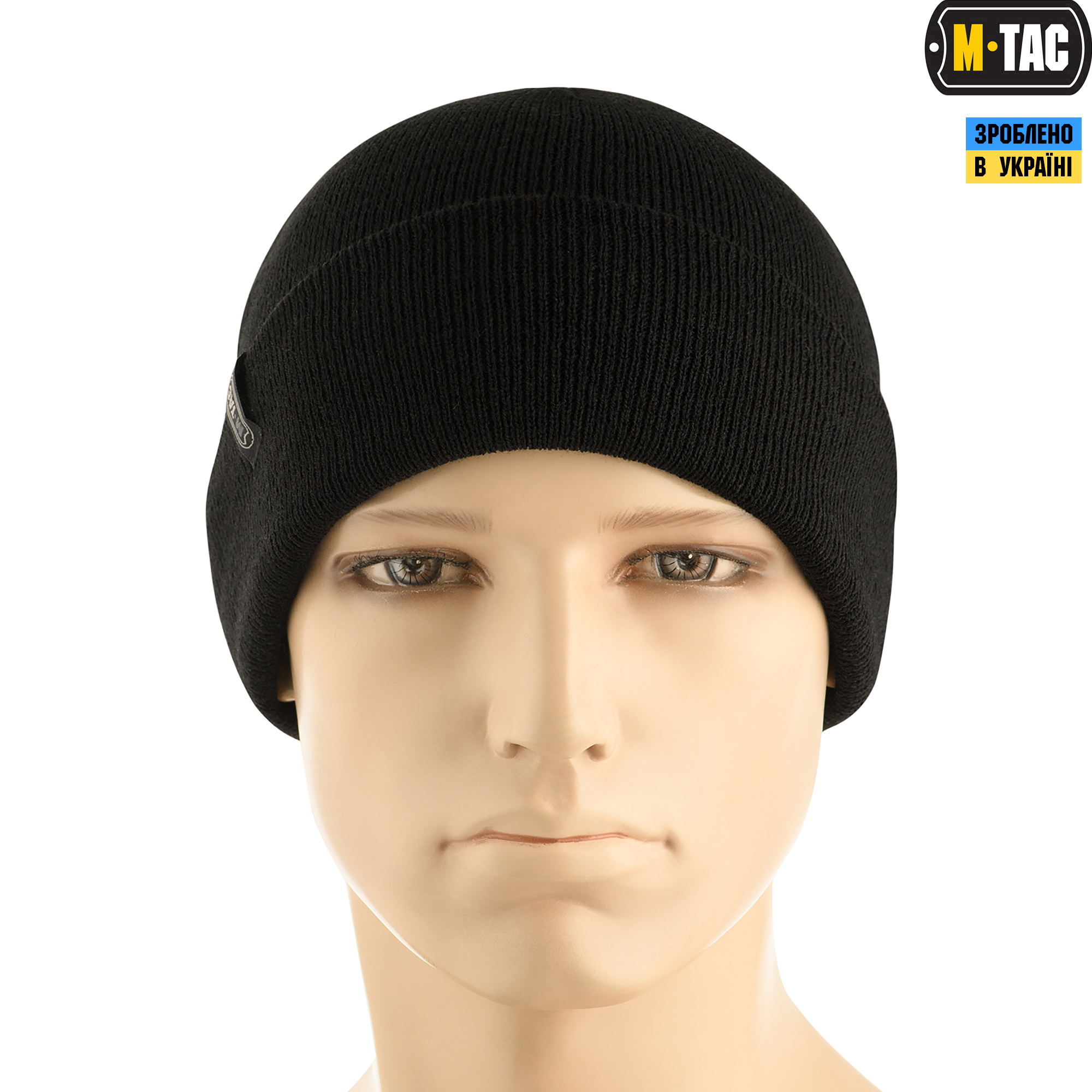 M-Tac шапка тонка вязка 100% акрил Black M-Tac шапка тонка вязка 100% акрил Black — изображение 2