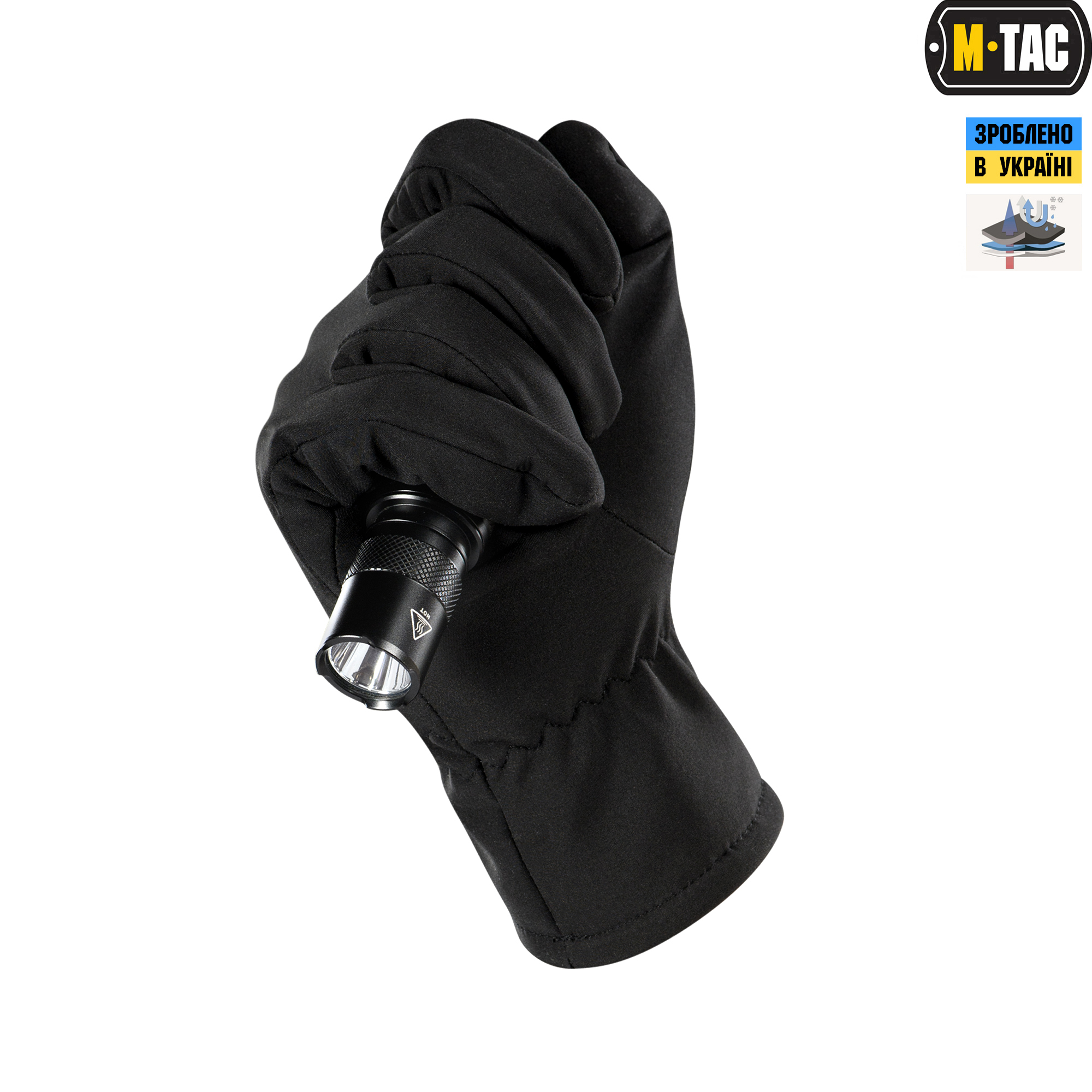 M-Tac рукавички Winter Soft Shell Black M-Tac рукавички Winter Soft Shell Black - Зображення 5