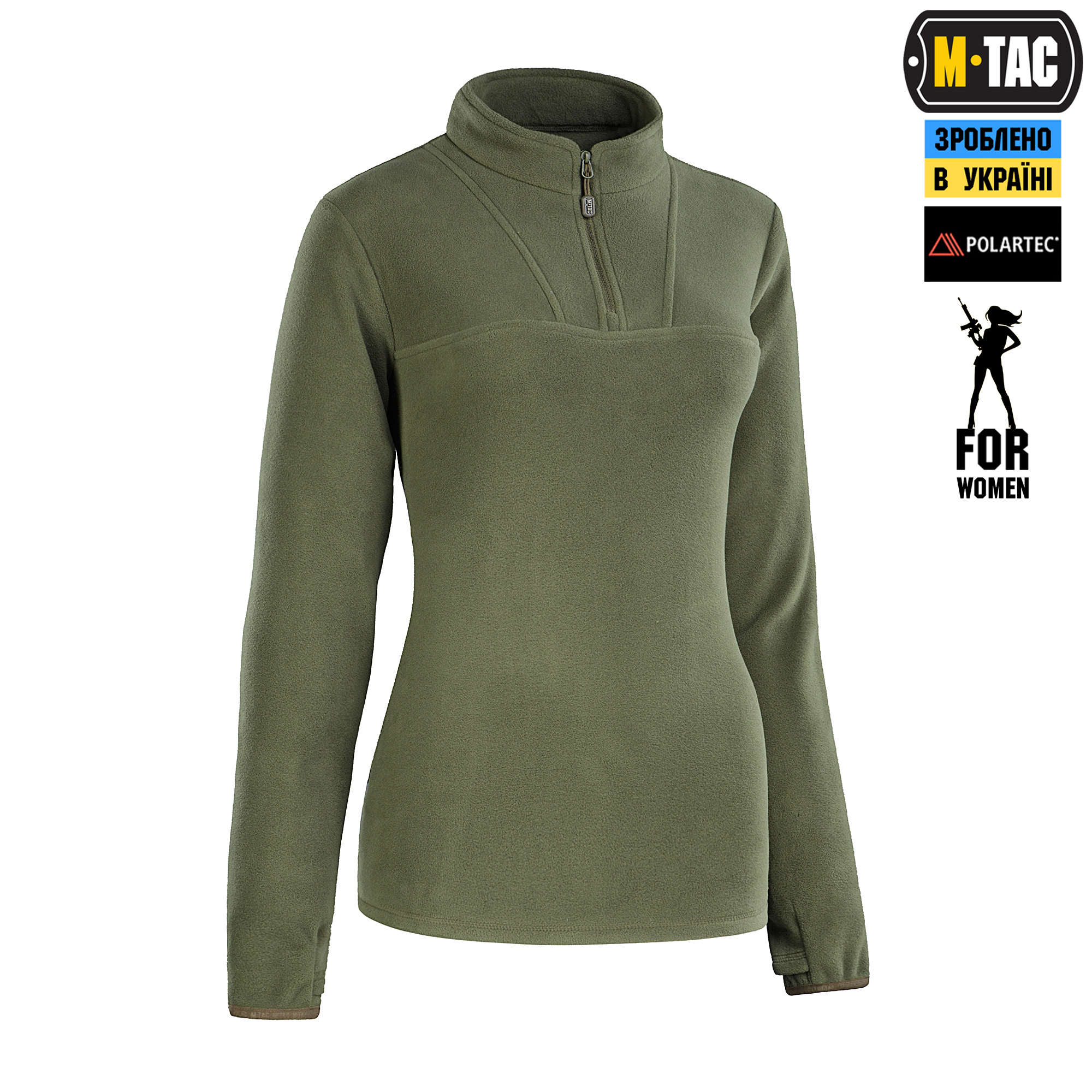 M-Tac кофта Delta Polartec Lady Army Olive M-Tac кофта Delta Polartec Lady Army Olive - Зображення 3