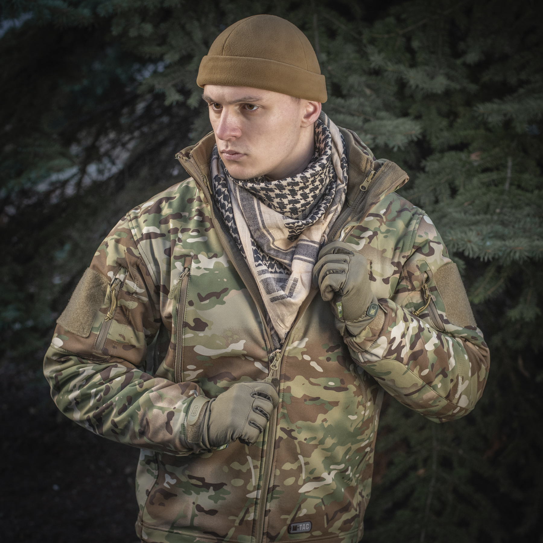 M-Tac шарф шемаг щільний Khaki/Black M-Tac шарф шемаг щільний Khaki/Black - Зображення 11