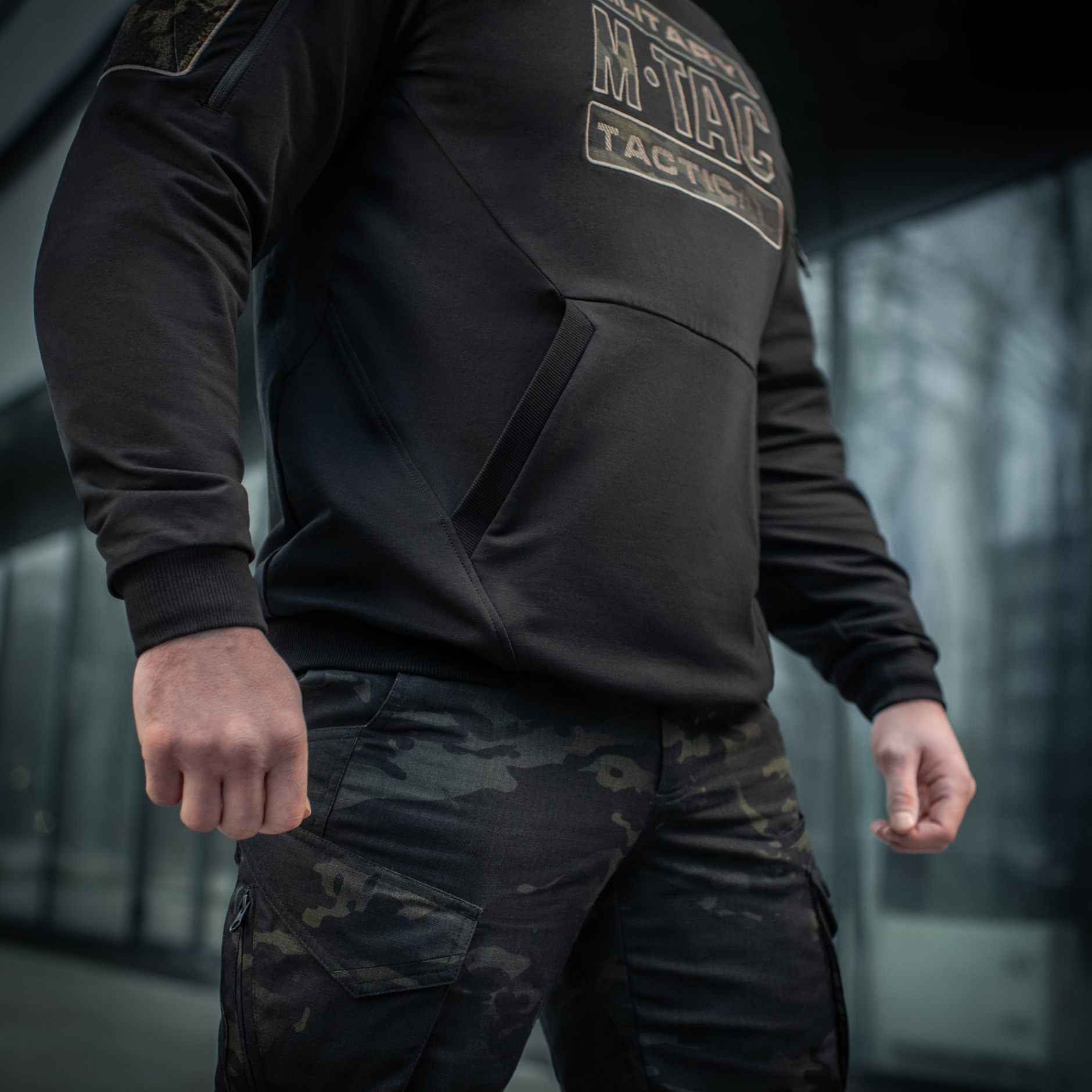 M-Tac кофта Hoodie Combat Black Multicam M-Tac кофта Hoodie Combat Black Multicam - Зображення 20