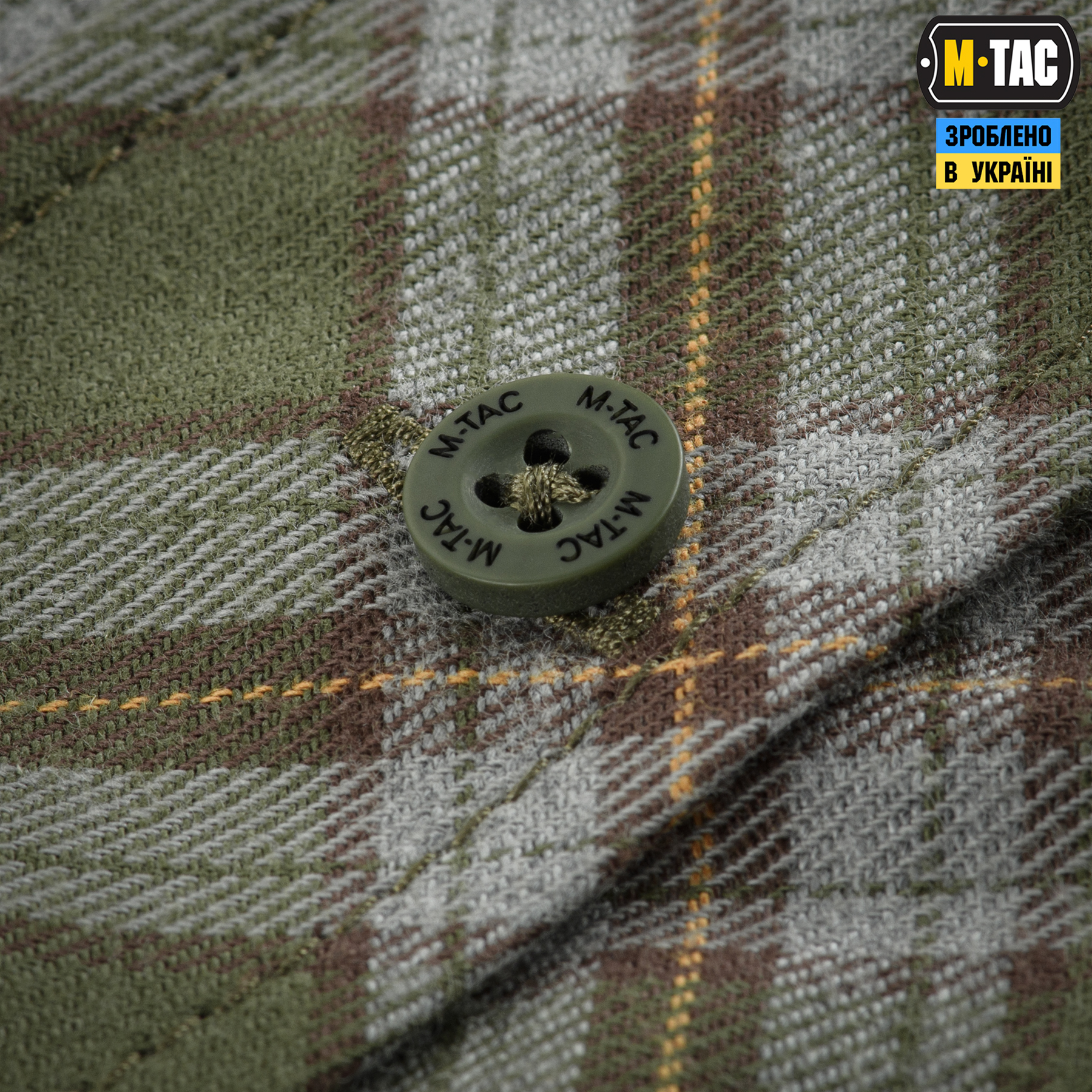 M-Tac сорочка Lumberjack Cotton Shirt Olive/Grey M-Tac сорочка Lumberjack Cotton Shirt Olive/Grey - Зображення 7