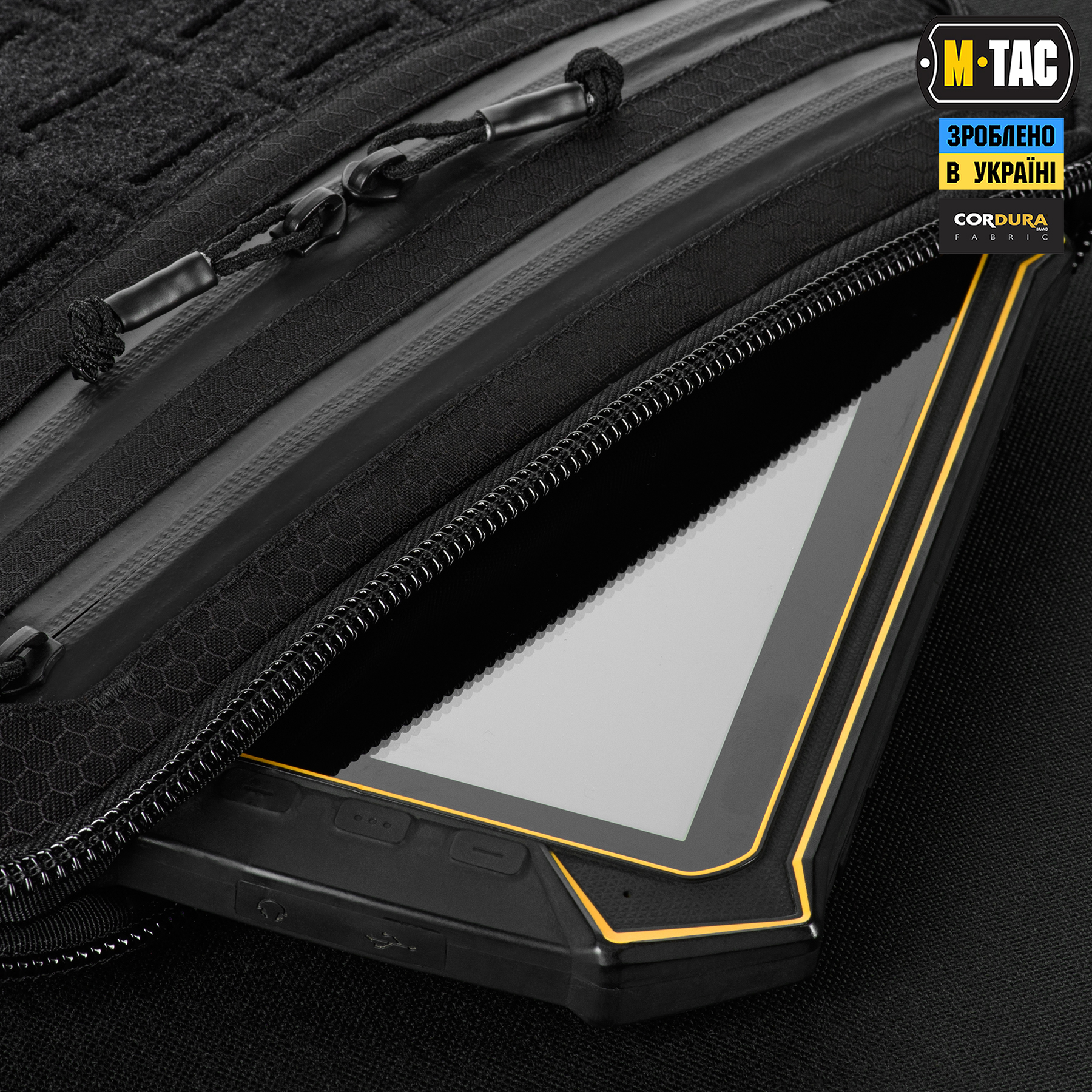 M-Tac сумка Admin Bag Medium Elite з липучкою Hex Black M-Tac сумка Admin Bag Medium Elite з липучкою Hex Black — изображение 6