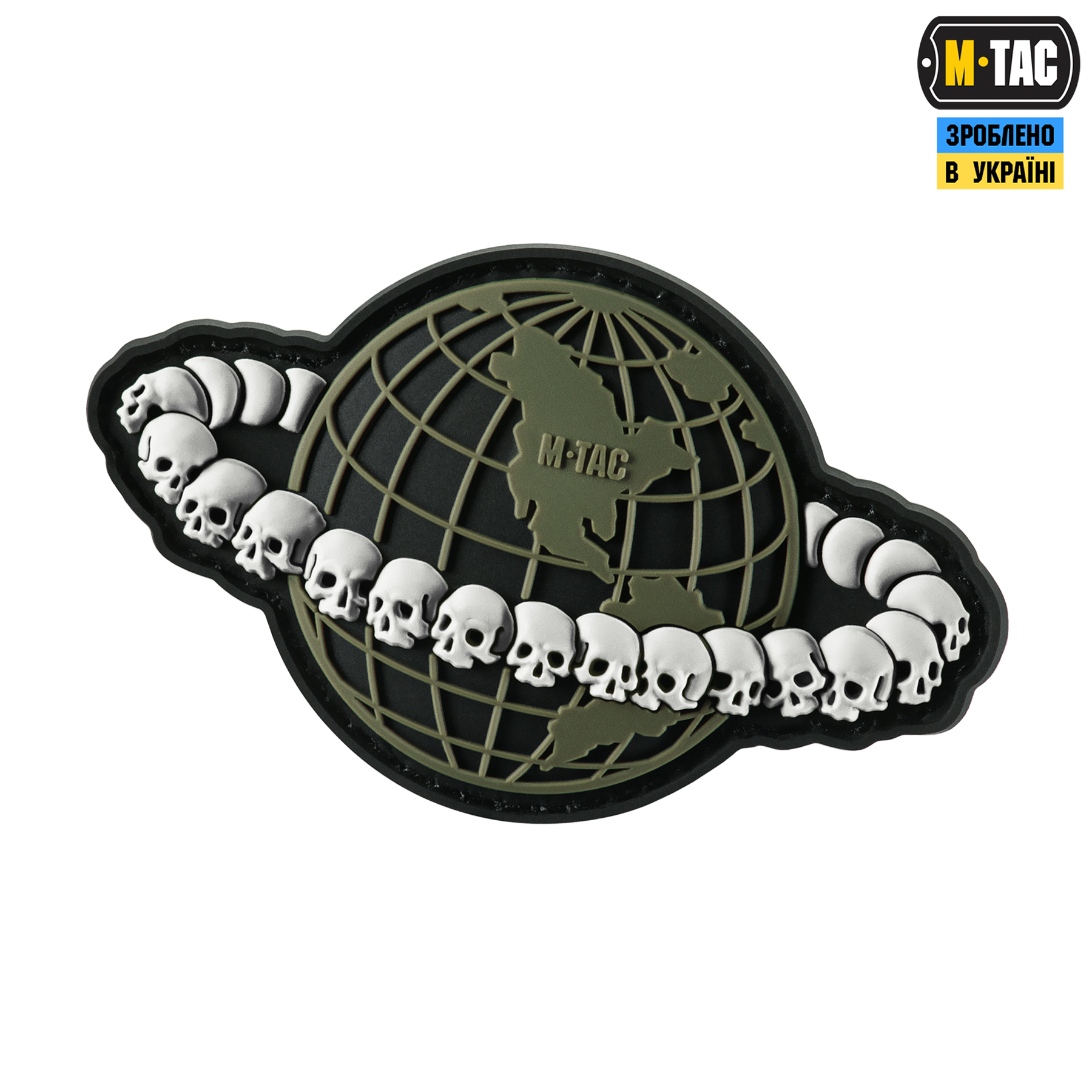 M-Tac нашивка Planet PVC Olive M-Tac нашивка Planet PVC Olive - Зображення 3