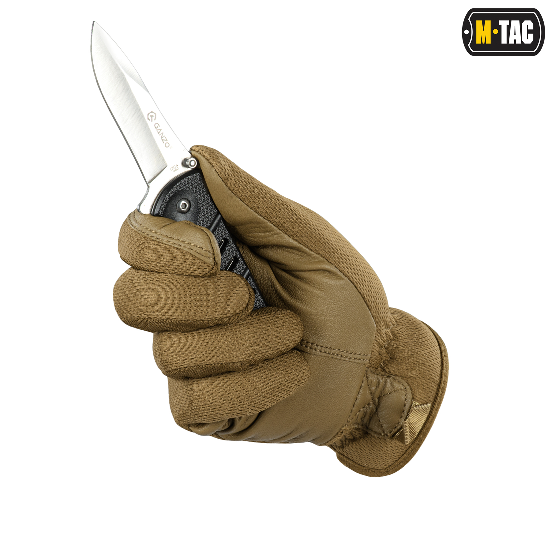 M-Tac рукавички Scout Tactical Mk.2 шкіряні Coyote M-Tac рукавички Scout Tactical Mk.2 шкіряні Coyote - Зображення 5