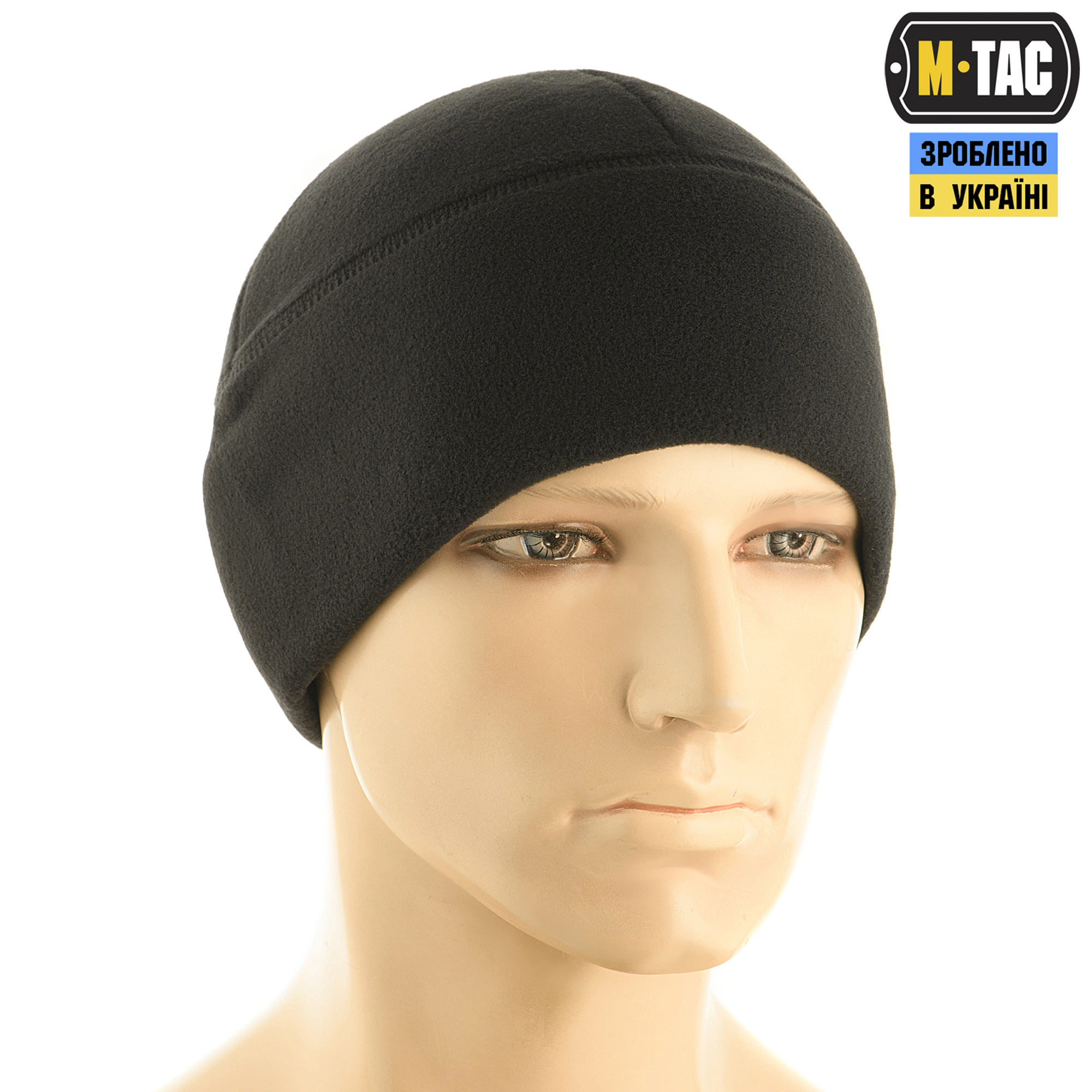 M-Tac шапка Watch Cap Premium фліс (250г/м2) Black M-Tac шапка Watch Cap Premium фліс (250г/м2) Black — изображение 3