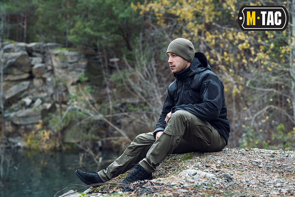 M-Tac куртка Norman Windblock Fleece Black M-Tac куртка Norman Windblock Fleece Black — изображение 5