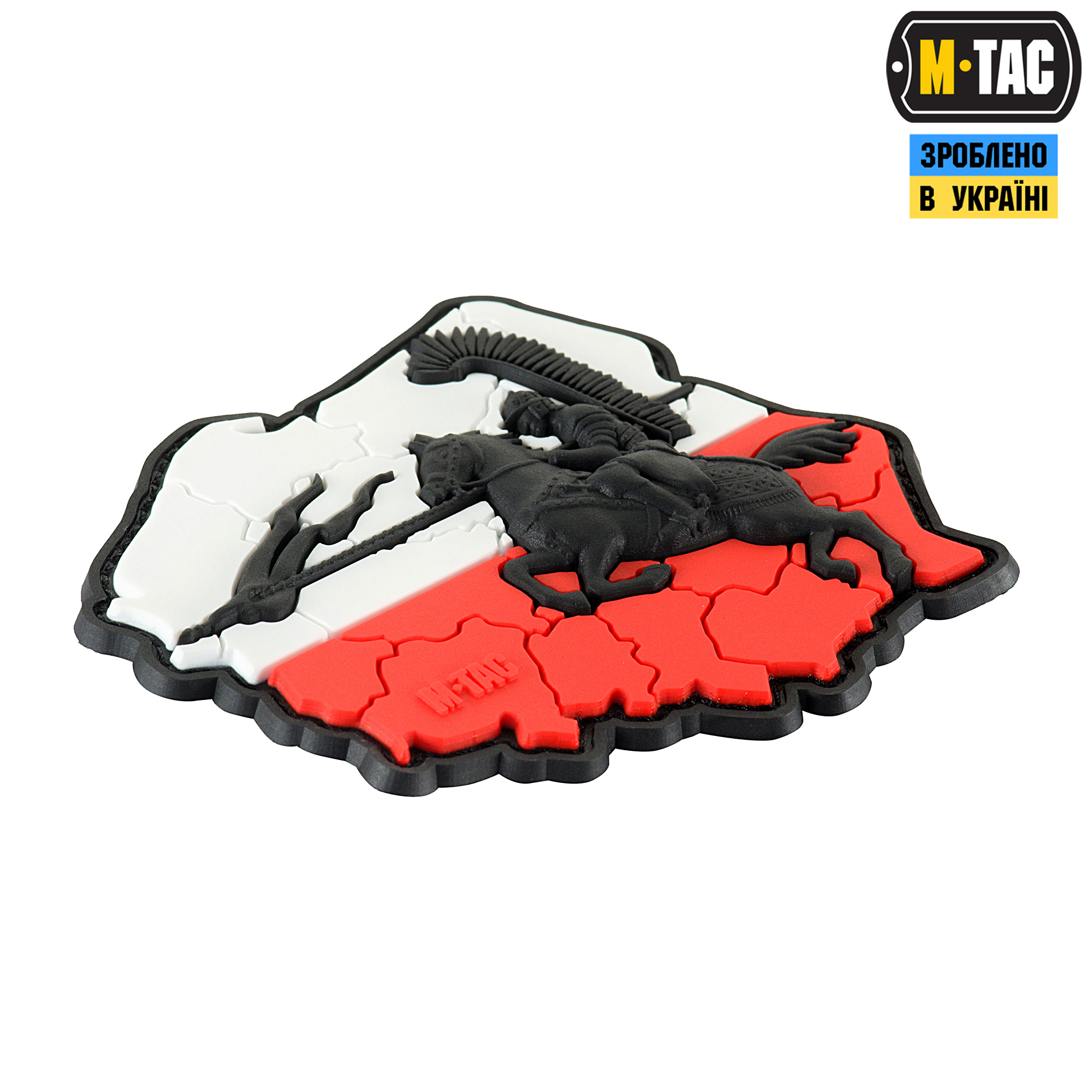M-Tac нашивка Husaria 3D PVC Red/White/Black M-Tac нашивка Husaria 3D PVC Red/White/Black — изображение 2
