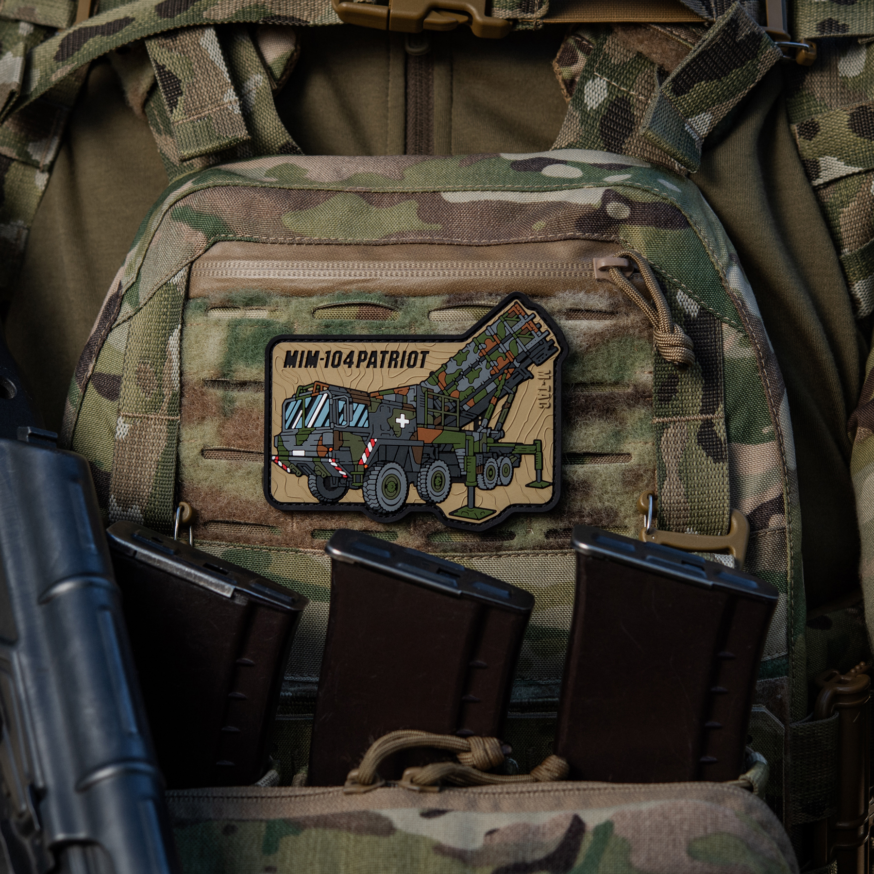 M-Tac нашивка MIM-104 Patriot (PVC) M-Tac нашивка MIM-104 Patriot (PVC) - Зображення 3