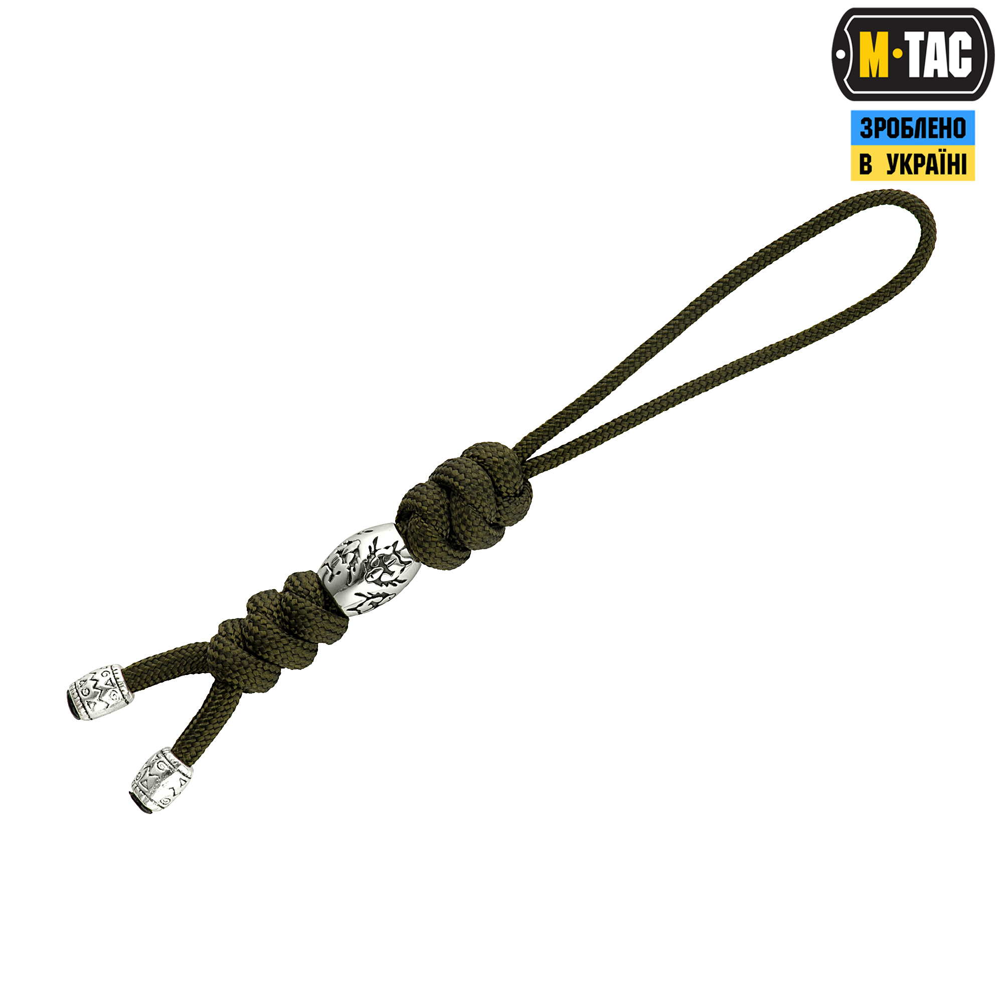 M-Tac темляк Zeus Stainless Steel Olive M-Tac темляк Zeus Stainless Steel Olive