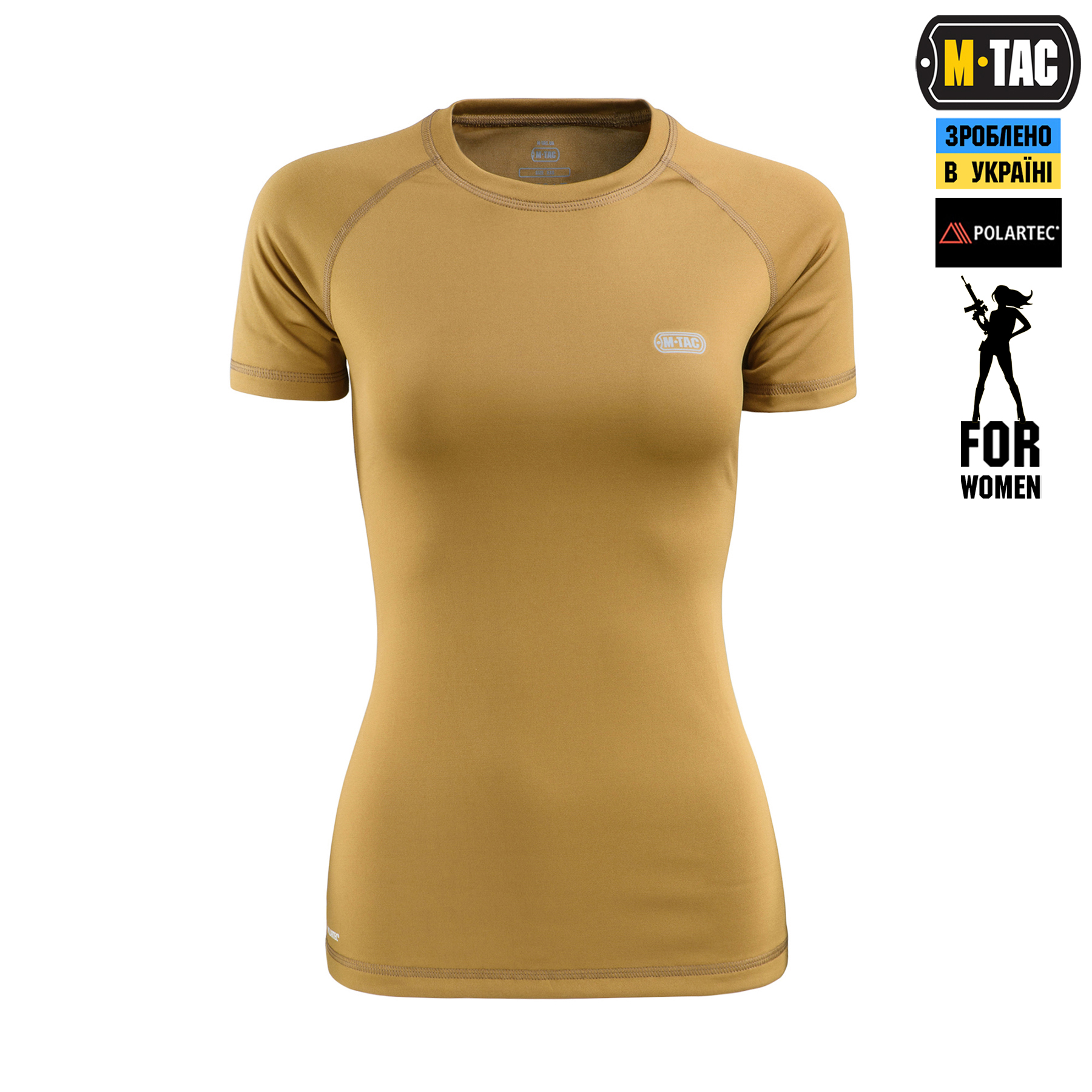 M-Tac футболка Ultra Light Polartec Lady Coyote M-Tac футболка Ultra Light Polartec Lady Coyote - Зображення 2