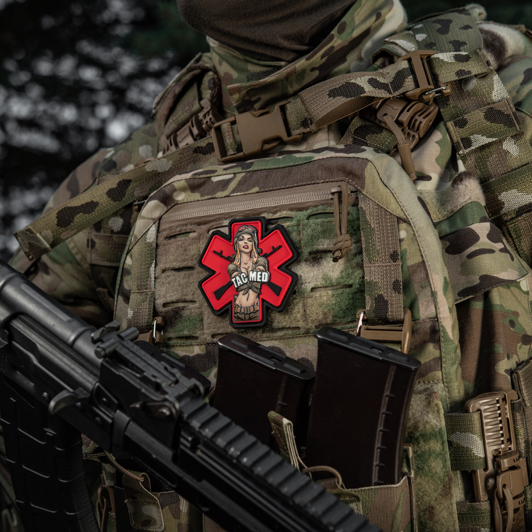 M-Tac нашивка TacMed PVC Olive M-Tac нашивка TacMed PVC Olive — изображение 9