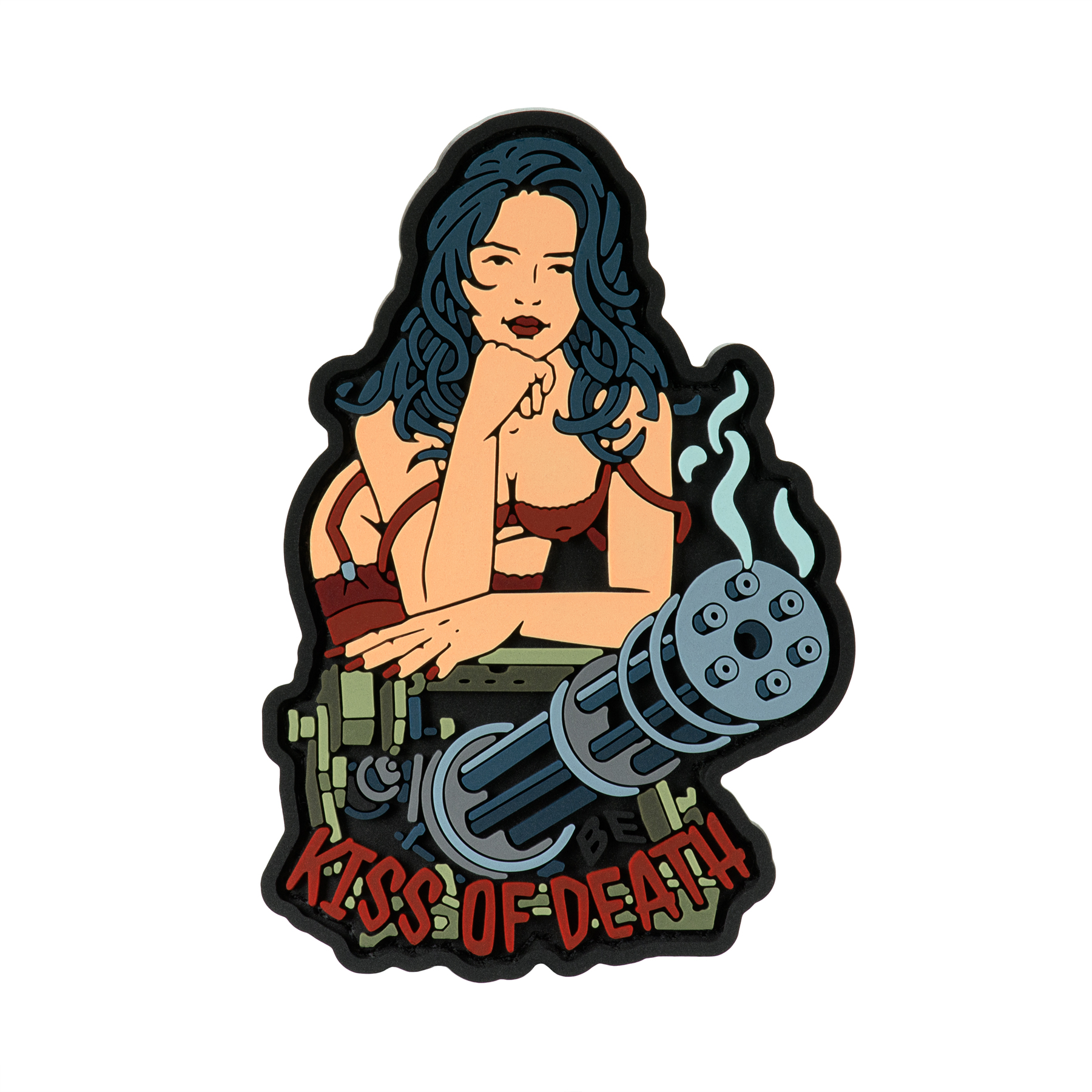 Brand Element нашивка Kiss of Death PVC Brand Element нашивка Kiss of Death PVC