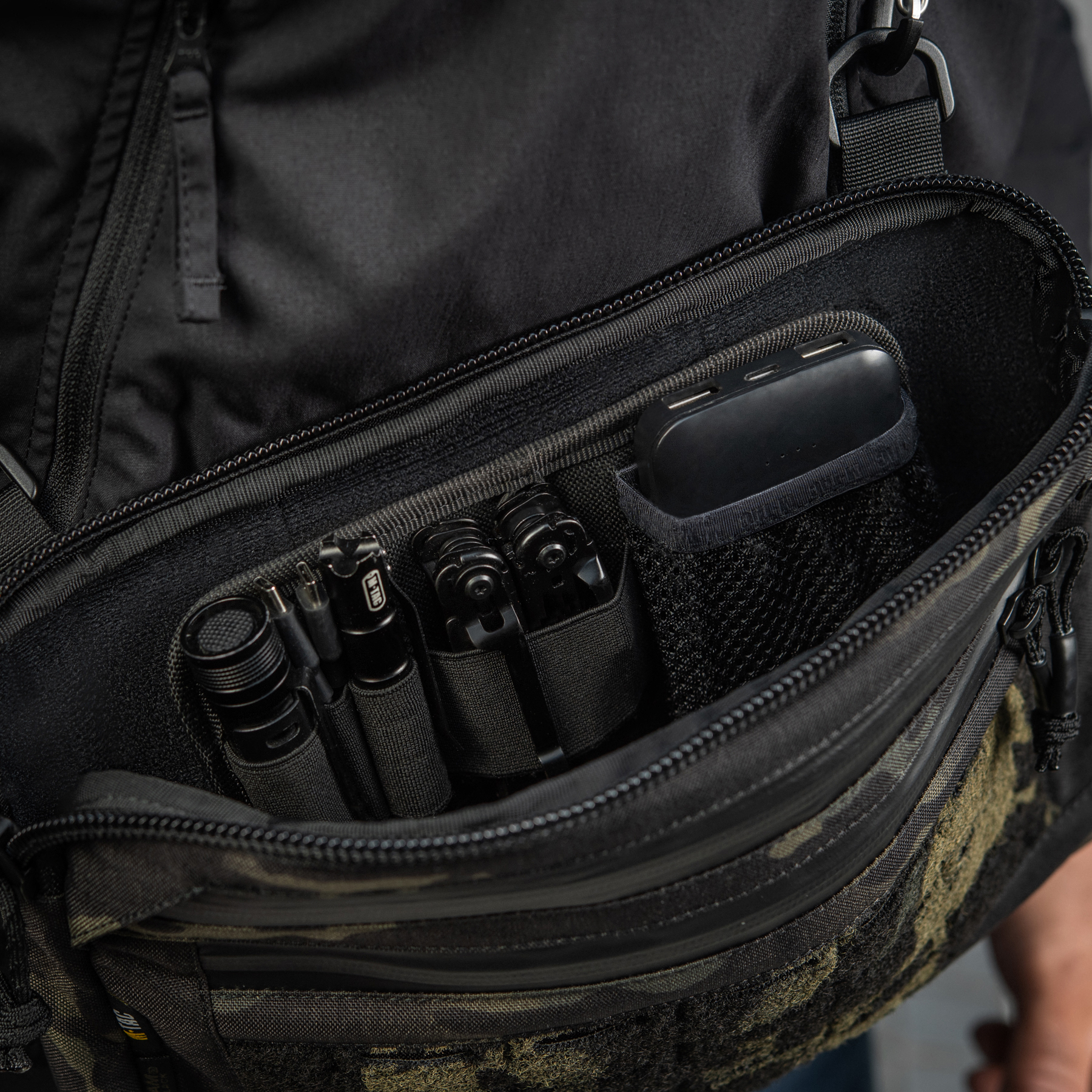M-Tac сумка Admin Bag Medium Elite з липучкою Multicam Black/Black M-Tac сумка Admin Bag Medium Elite з липучкою Multicam Black/Black - Зображення 33