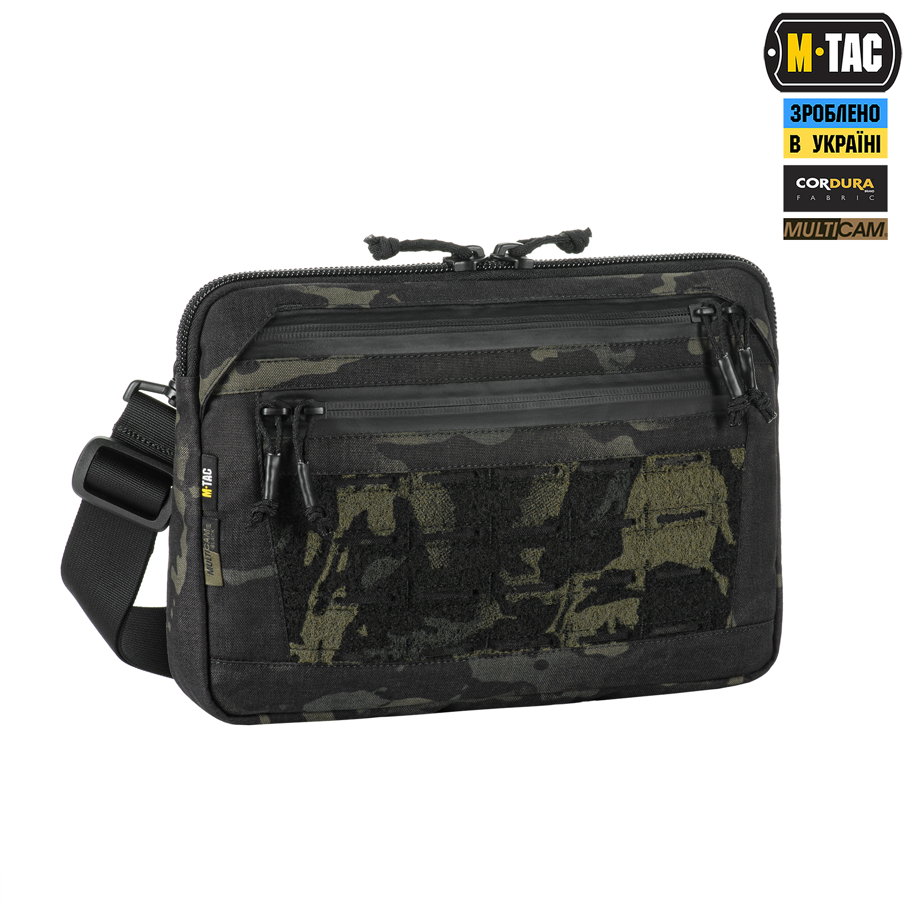 M-Tac сумка Admin Bag Medium Elite з липучкою Multicam Black/Black M-Tac сумка Admin Bag Medium Elite з липучкою Multicam Black/Black - Зображення 3