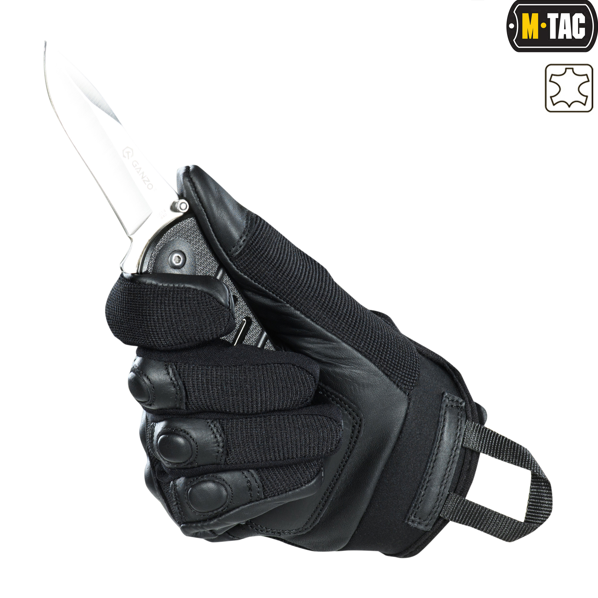 M-Tac рукавички Assault Tactical Mk.4 Black M-Tac рукавички Assault Tactical Mk.4 Black - Зображення 5