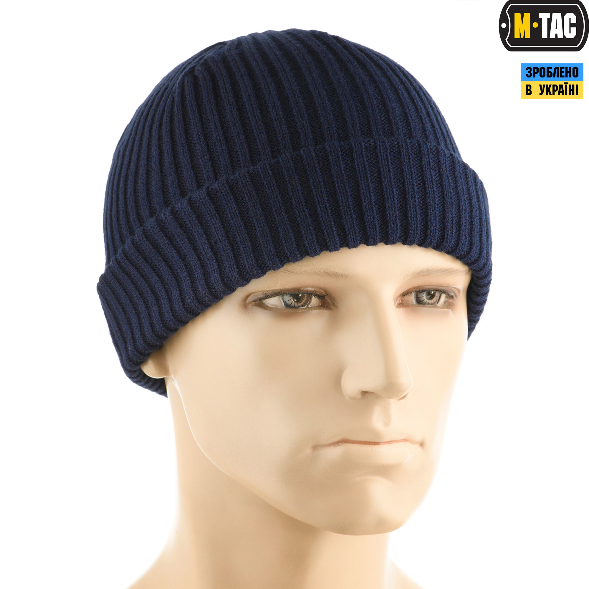 M-Tac шапка вязана 100% акрил Dark Navy Blue M-Tac шапка вязана 100% акрил Dark Navy Blue — изображение 3