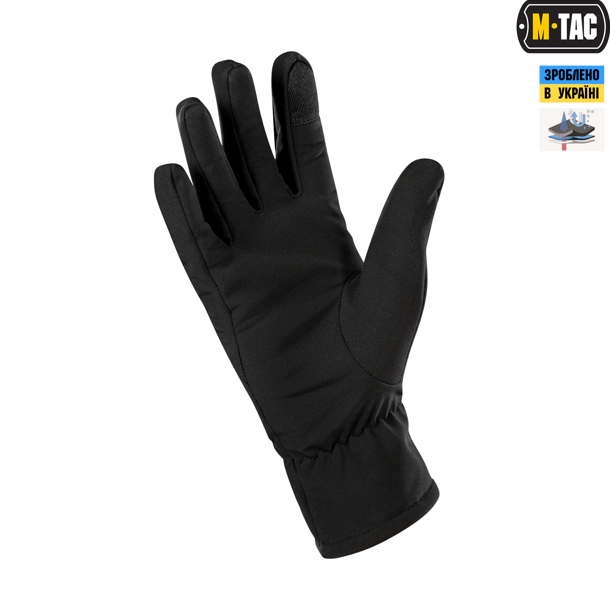 M-Tac рукавички Winter Soft Shell Black M-Tac рукавички Winter Soft Shell Black - Зображення 3