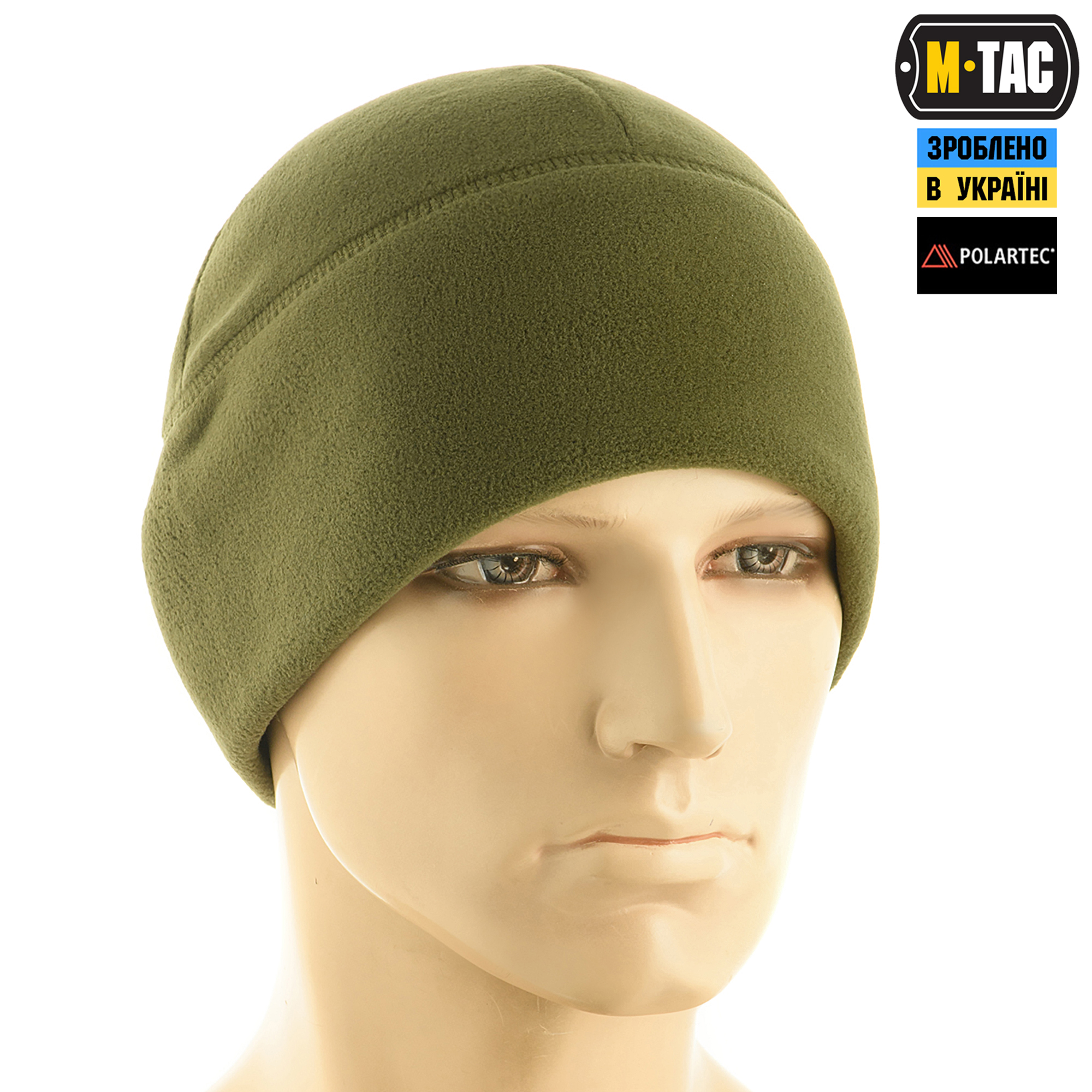 M-Tac шапка Watch Cap фліс Polartec Army Olive M-Tac шапка Watch Cap фліс Polartec Army Olive — изображение 3