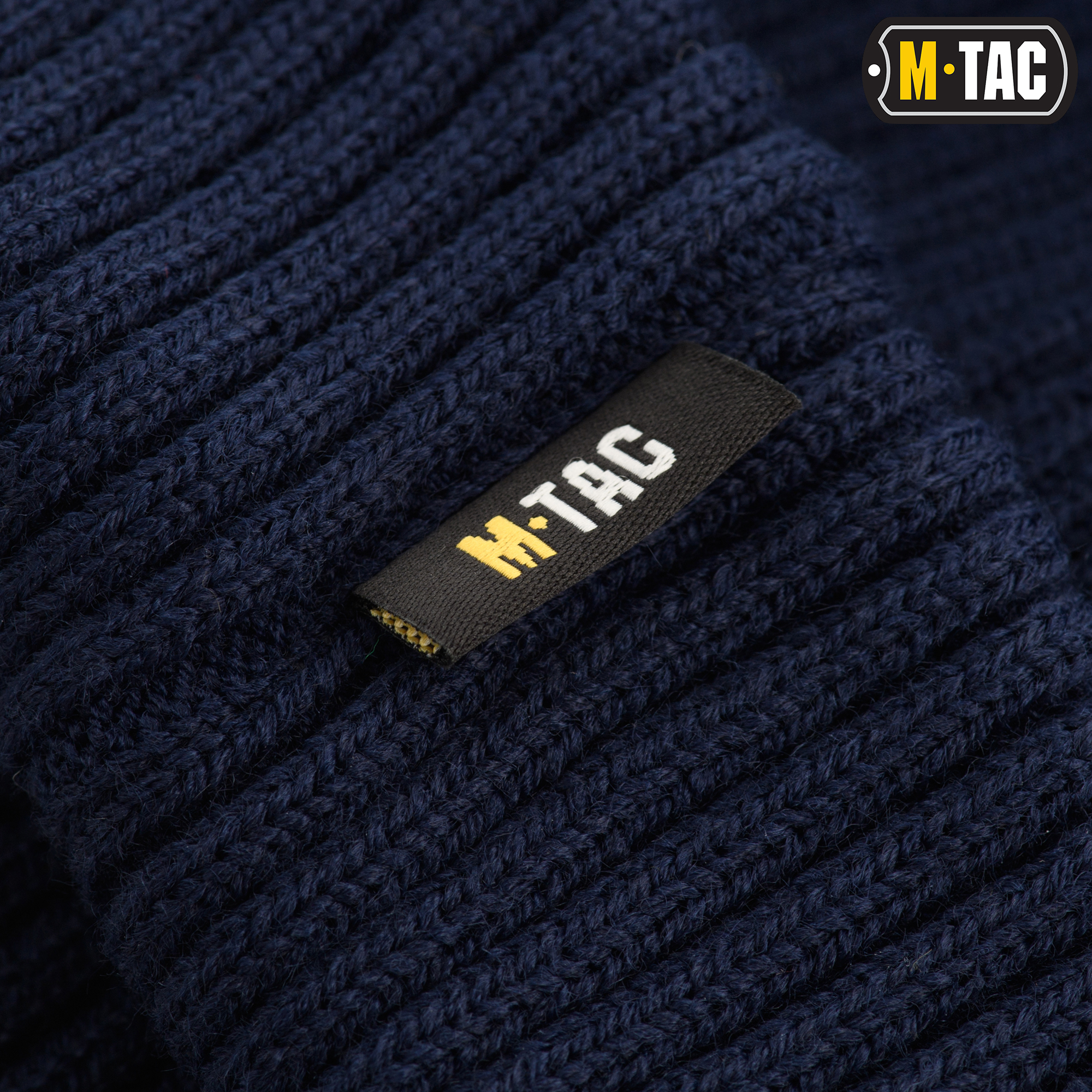 M-Tac шапка вязана 100% акрил Dark Navy Blue M-Tac шапка вязана 100% акрил Dark Navy Blue — изображение 6