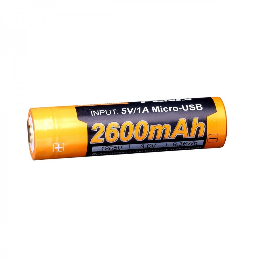 Fenix АКБ 18650 2600mAh Li-ion (USB) Fenix АКБ 18650 2600mAh Li-ion (USB) — изображение 2