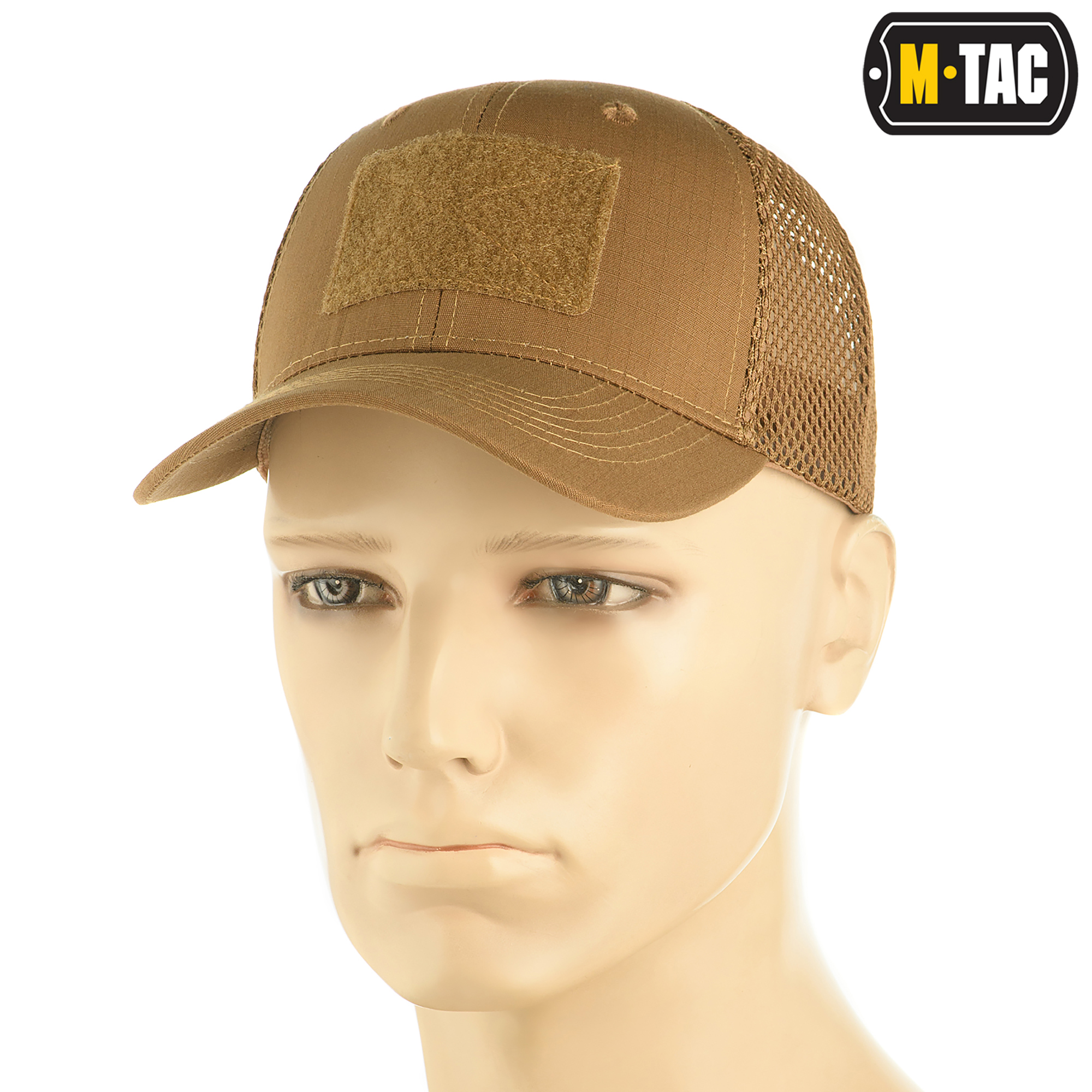 M-Tac бейсболка з липучкою та сіткою Flex ріп-стоп Coyote Brown M-Tac бейсболка з липучкою та сіткою Flex ріп-стоп Coyote Brown