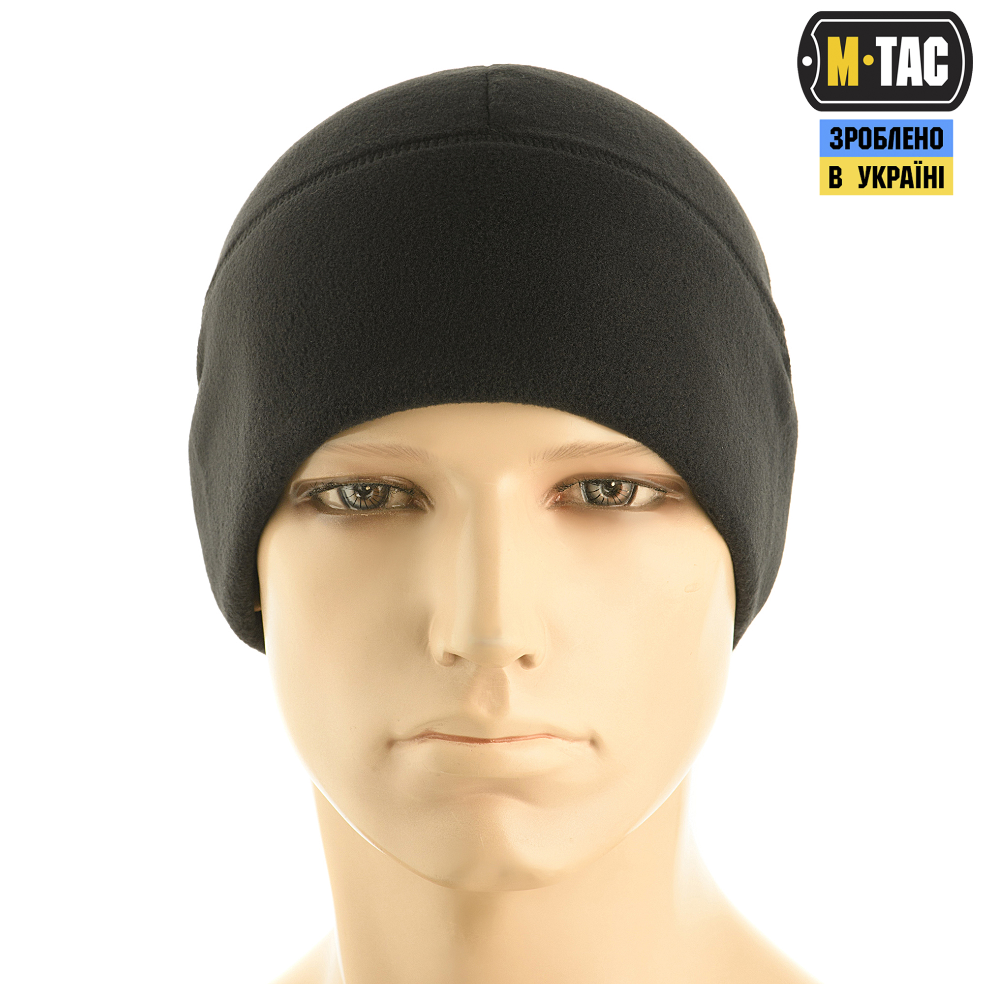 M-Tac шапка Watch Cap Premium фліс (250г/м2) Black M-Tac шапка Watch Cap Premium фліс (250г/м2) Black — изображение 2