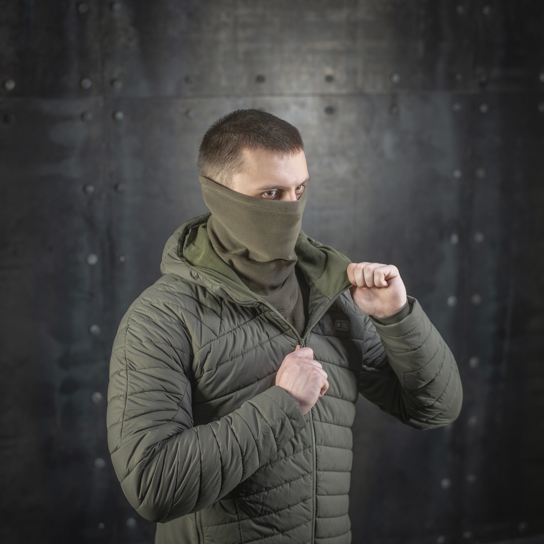 M-Tac шарф-труба анатомический Polartec Dark Olive M-Tac шарф-труба анатомічний Polartec Dark Olive — изображение 12